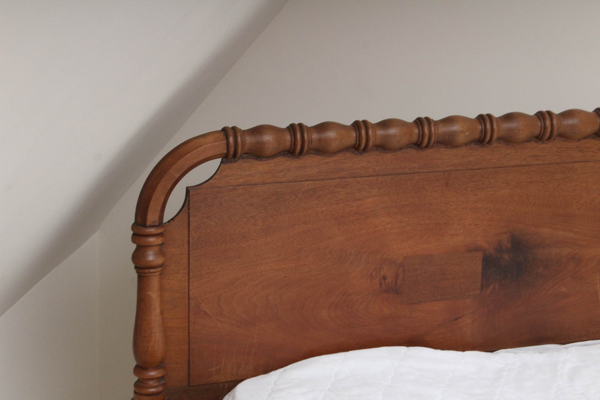 Circa 1920s Solid Wood Super Single Size Bed