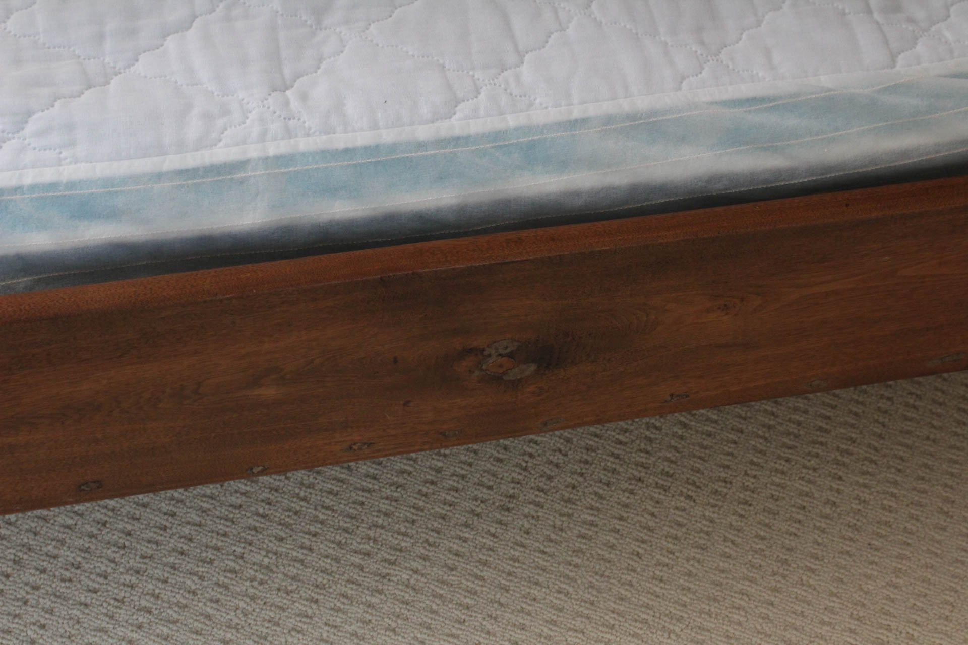 Circa 1920s Solid Wood Super Single Size Bed