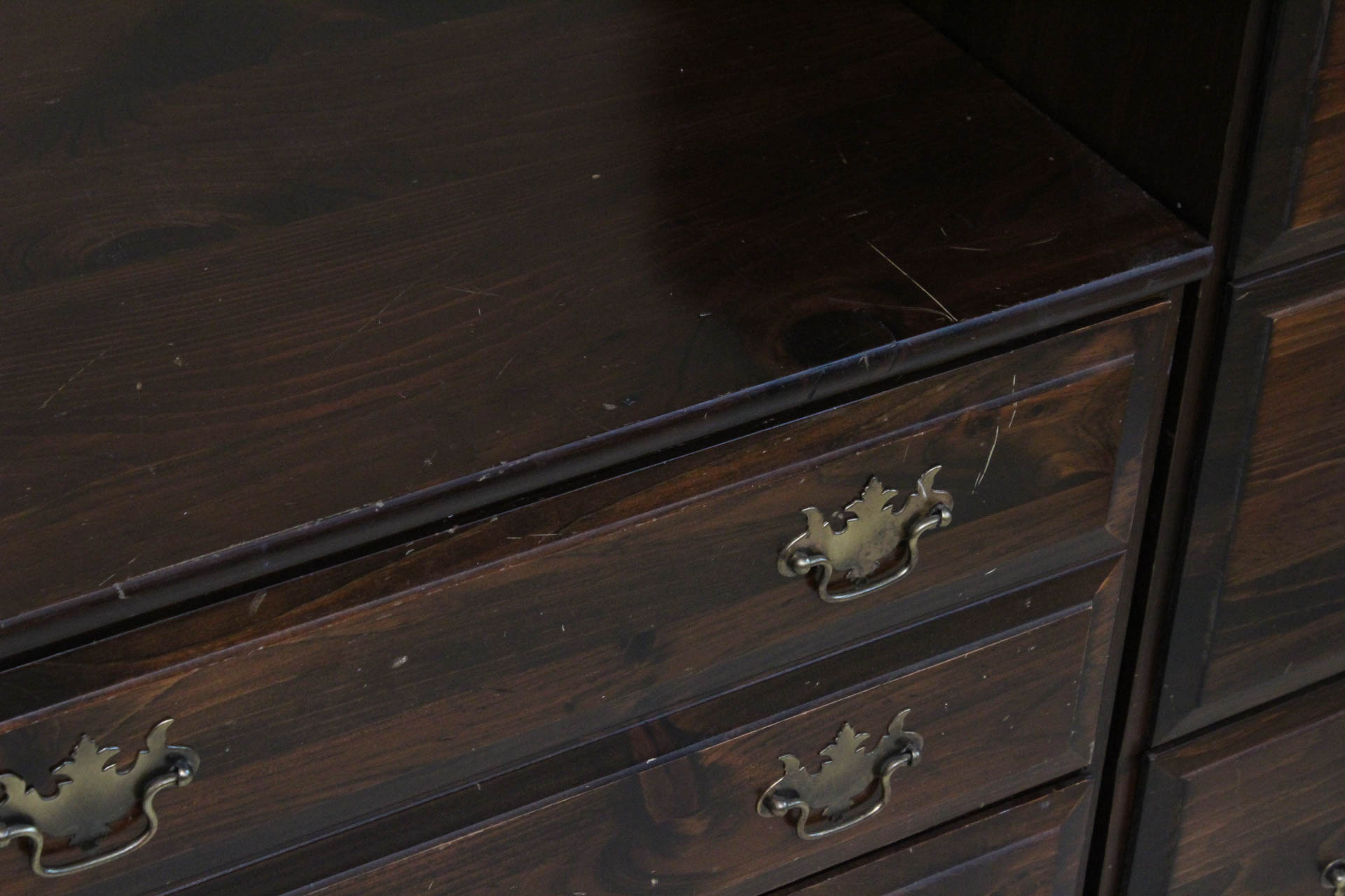 Pair of Pine Wood Filing Cabinets by Yeild House