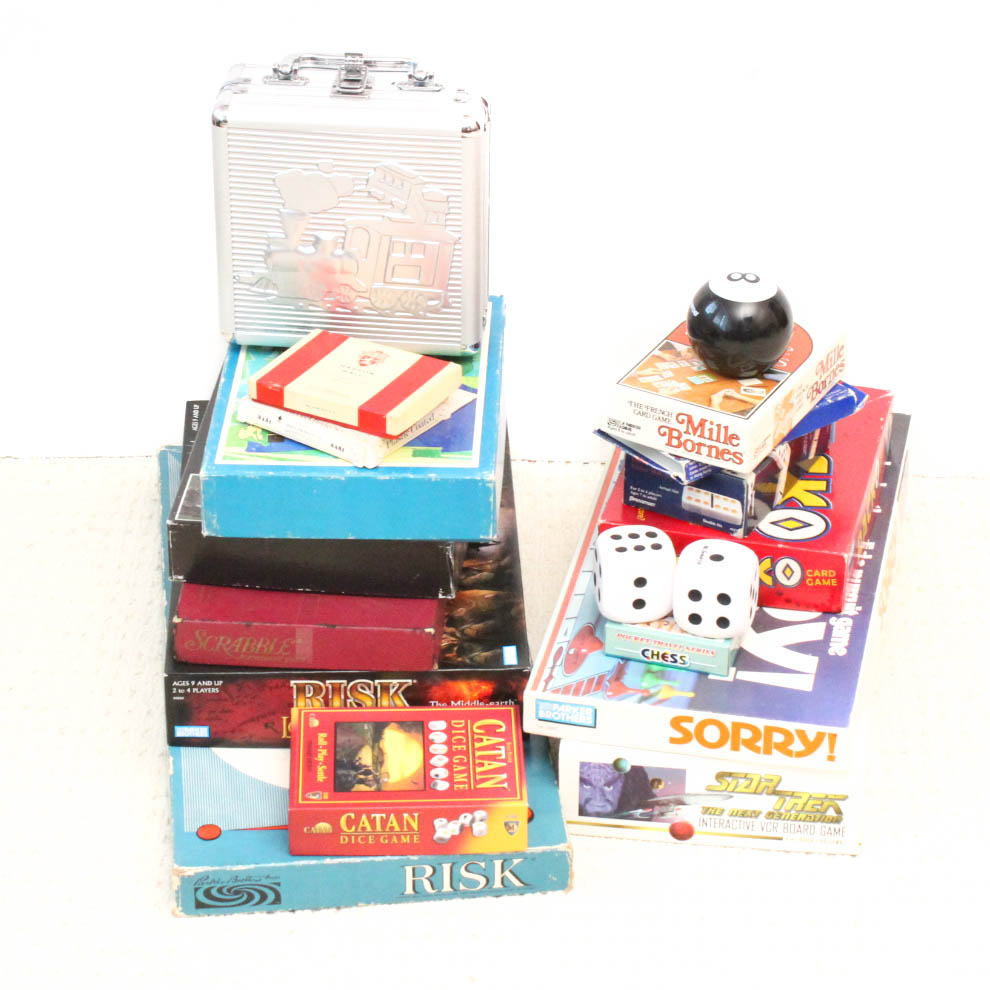 Collection of Vintage and Contemporary Board Games