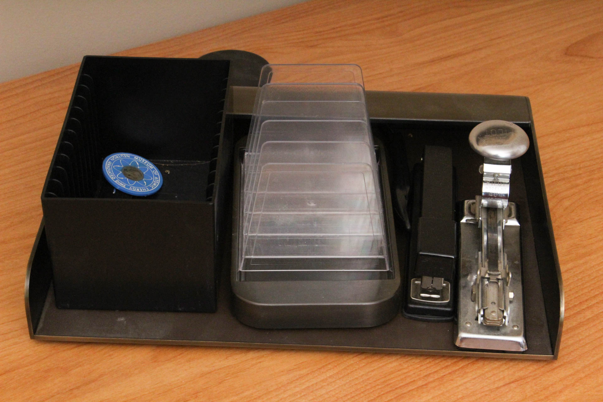 Engineered Wood Office Desk with Office Accessories