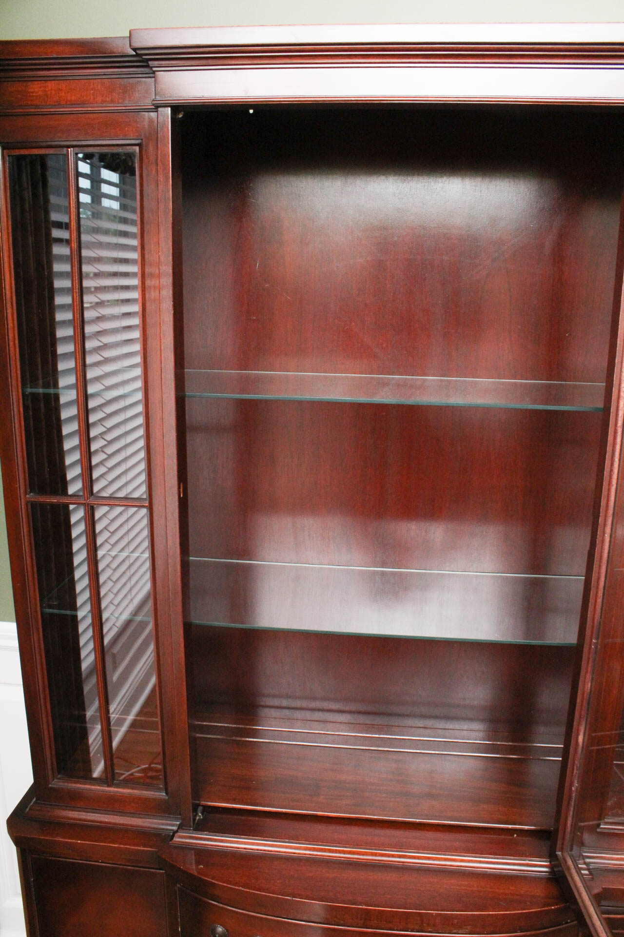 Mahogany Breakfront China Cabinet by Landstrom Furniture