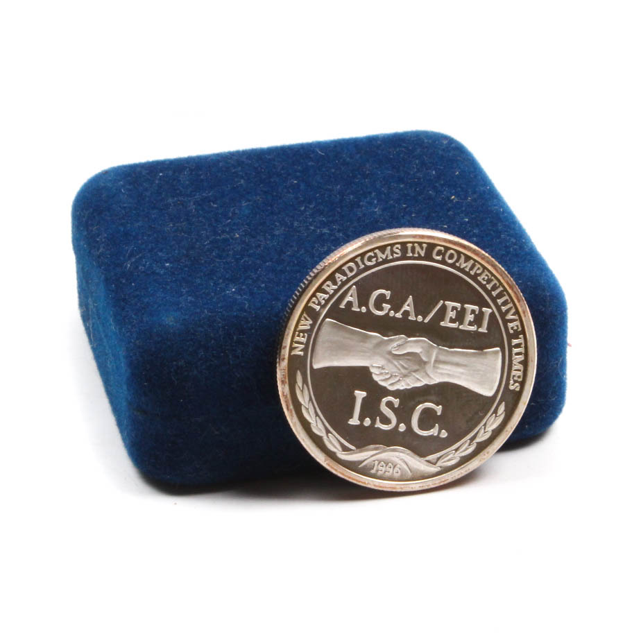 One Troy Ounce .999 Fine Silver Bullion Coin by I.S.G.