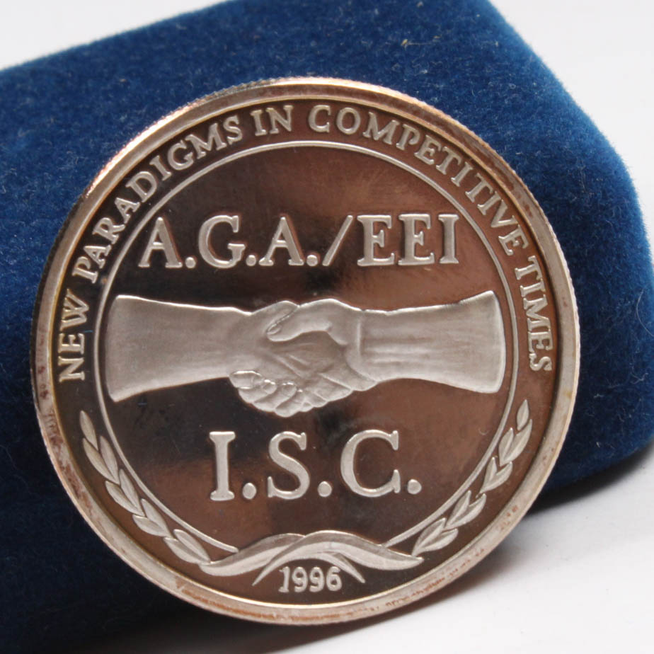 One Troy Ounce .999 Fine Silver Bullion Coin by I.S.G.