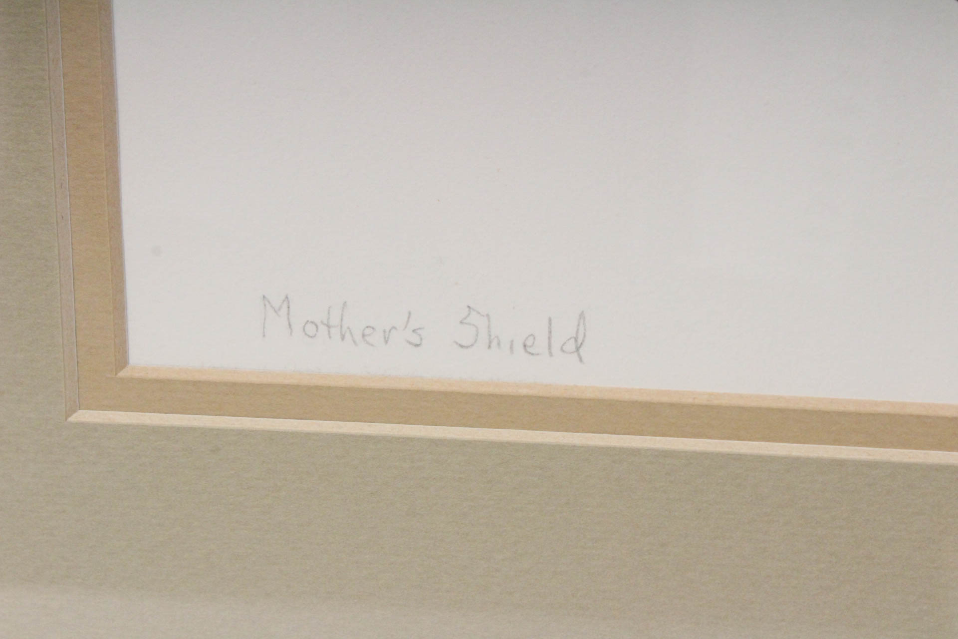 Joseph Concha Artist Proof Collagraph "Mother's Shield"