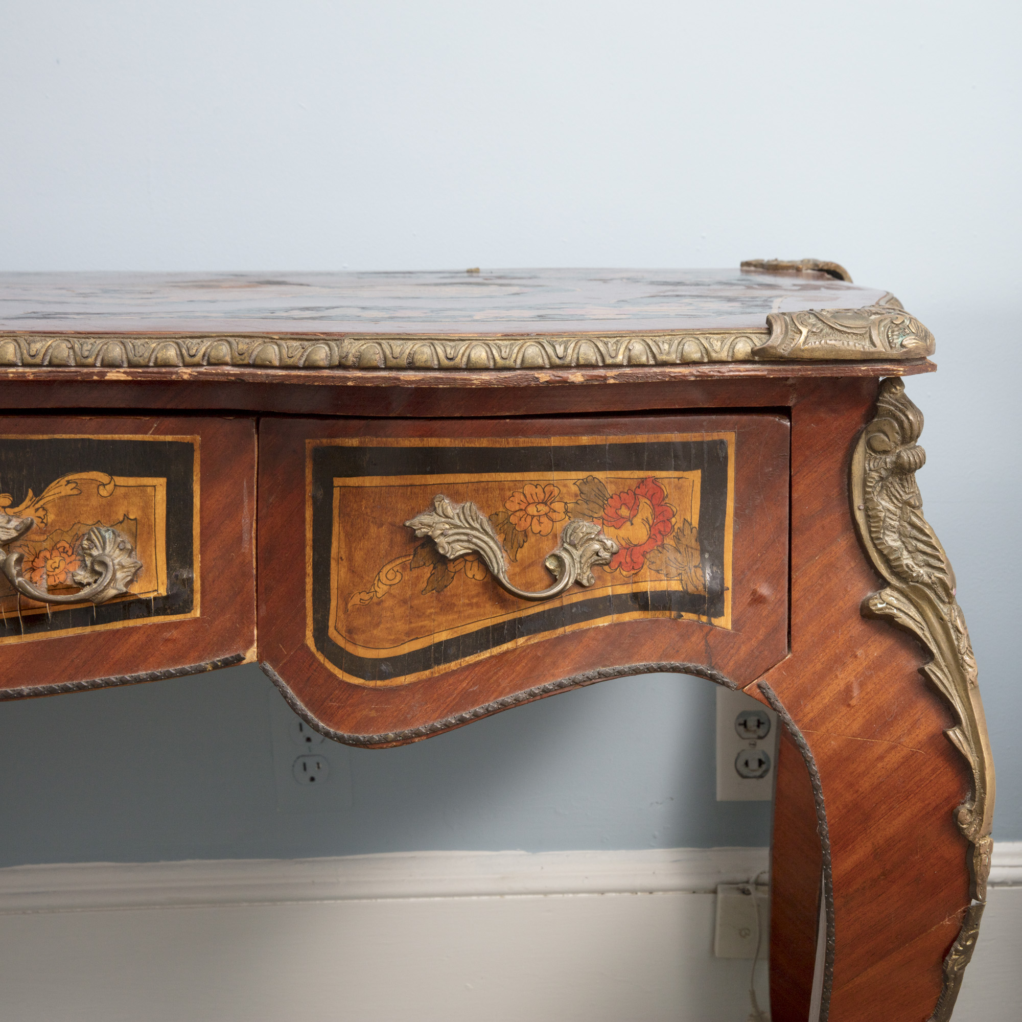 Antique Louis XV Style Writing Desk