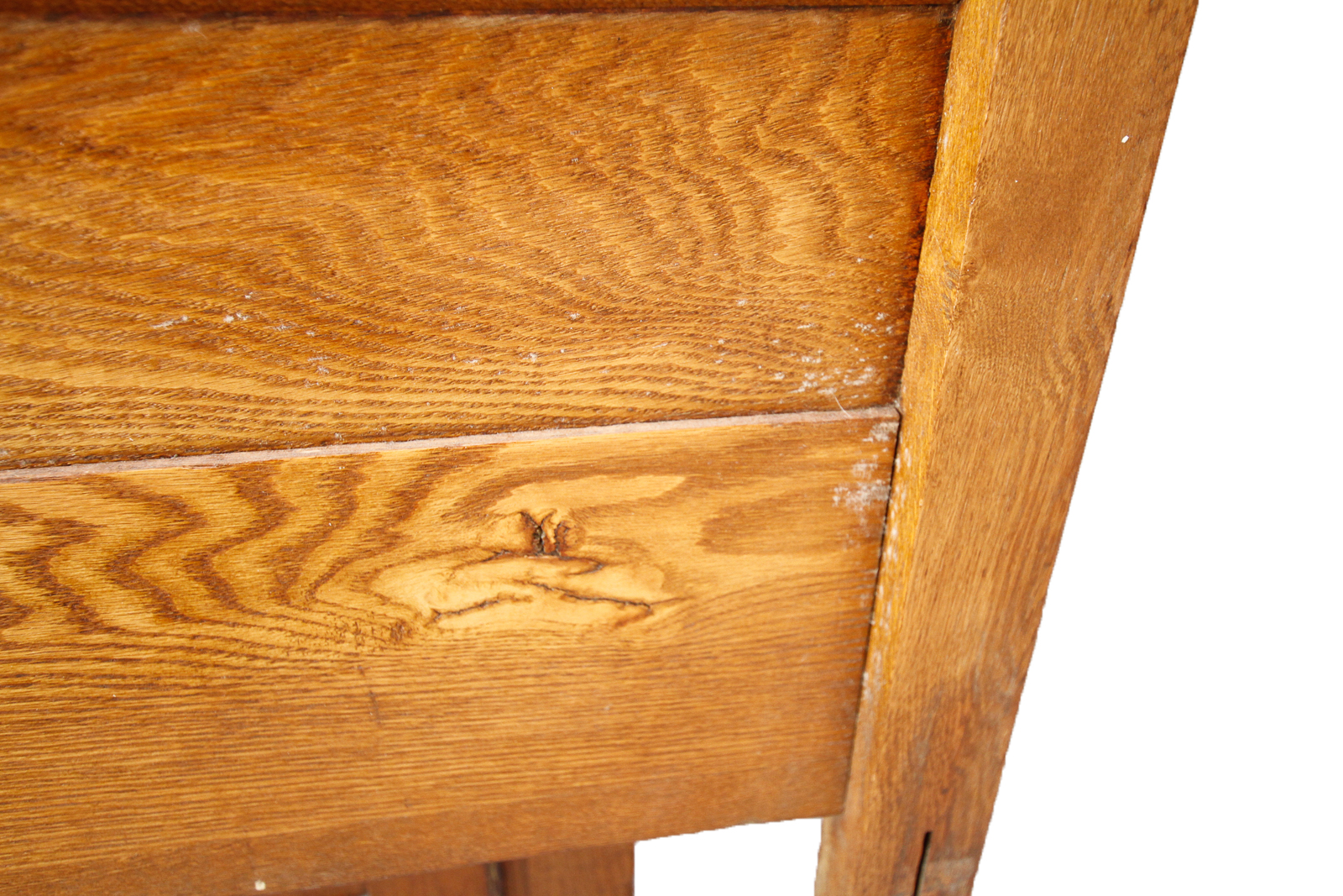 Antique Victorian Style Oak Headboard