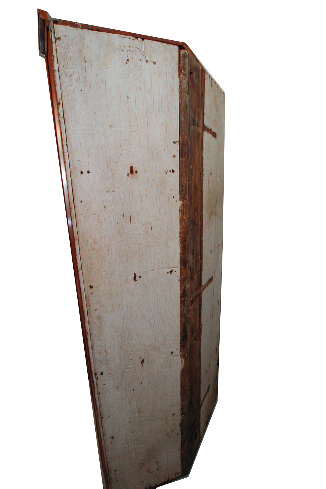 Antique  Southern Poplar Corner Cabinet