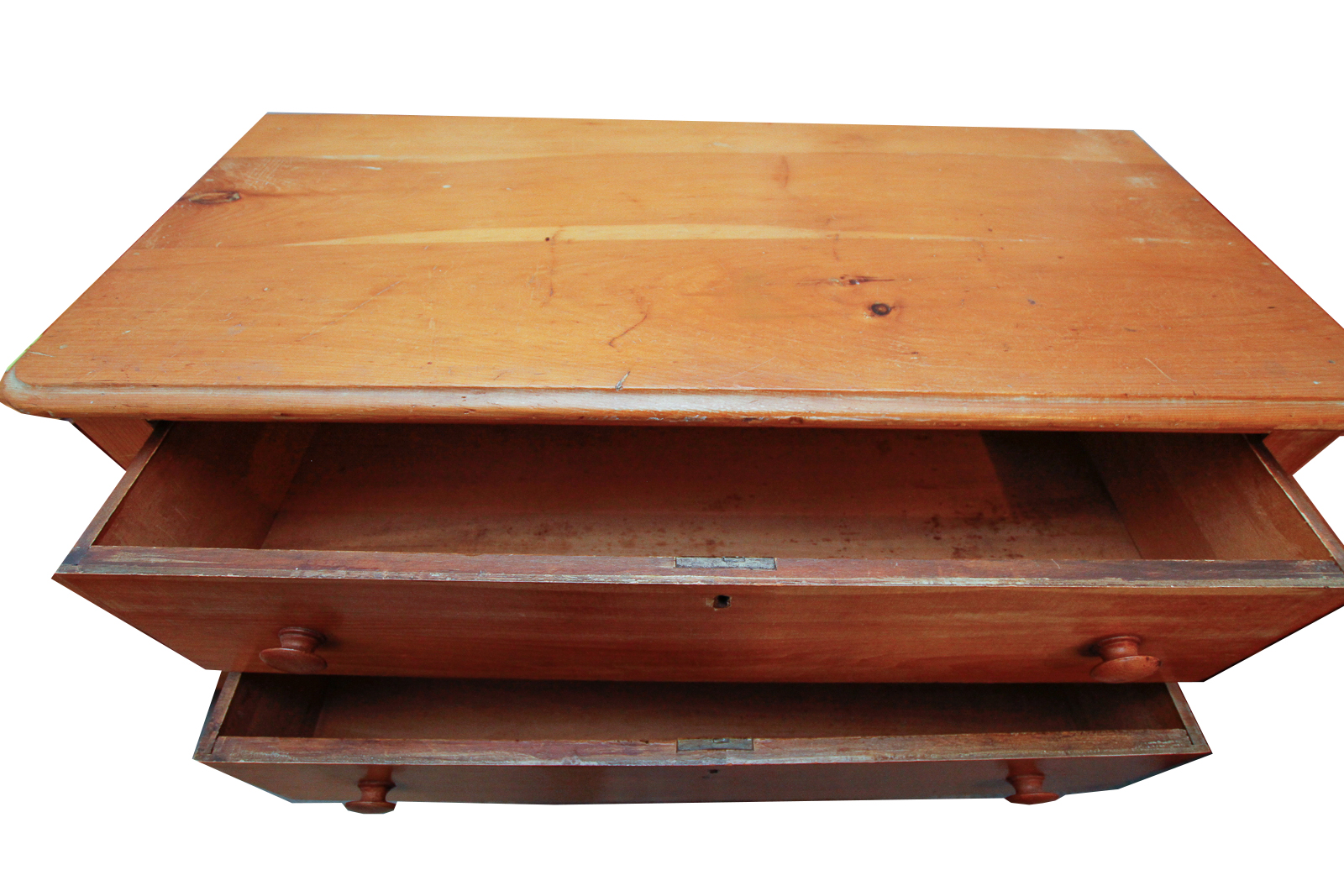 Antique Colonial Pine Chest of Drawers