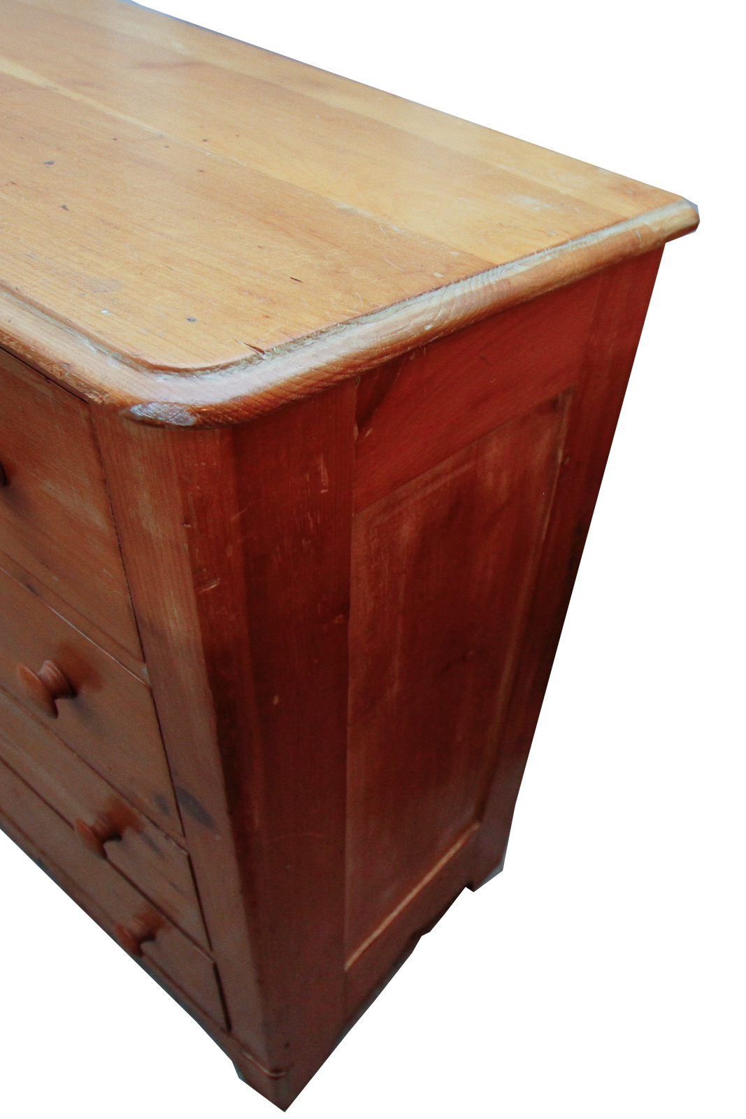 Antique Colonial Pine Chest of Drawers