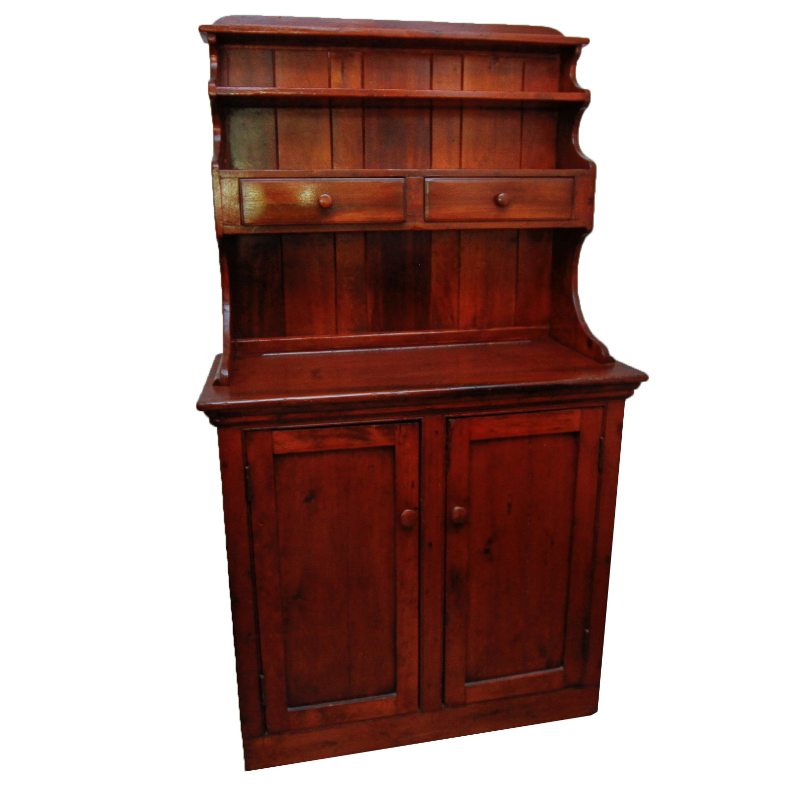 Antique Early American Pine Cupboard