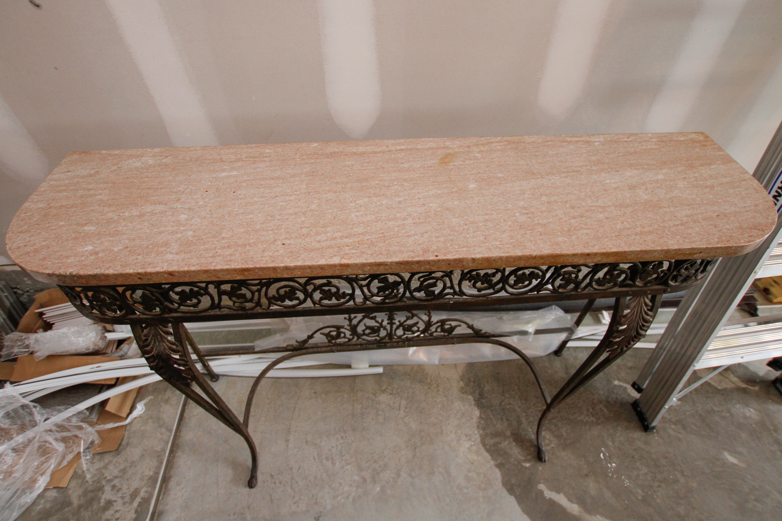 Marble Top Console Table