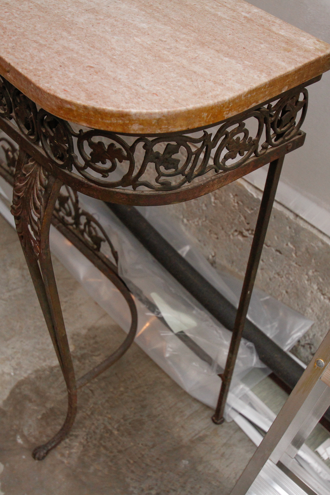 Marble Top Console Table
