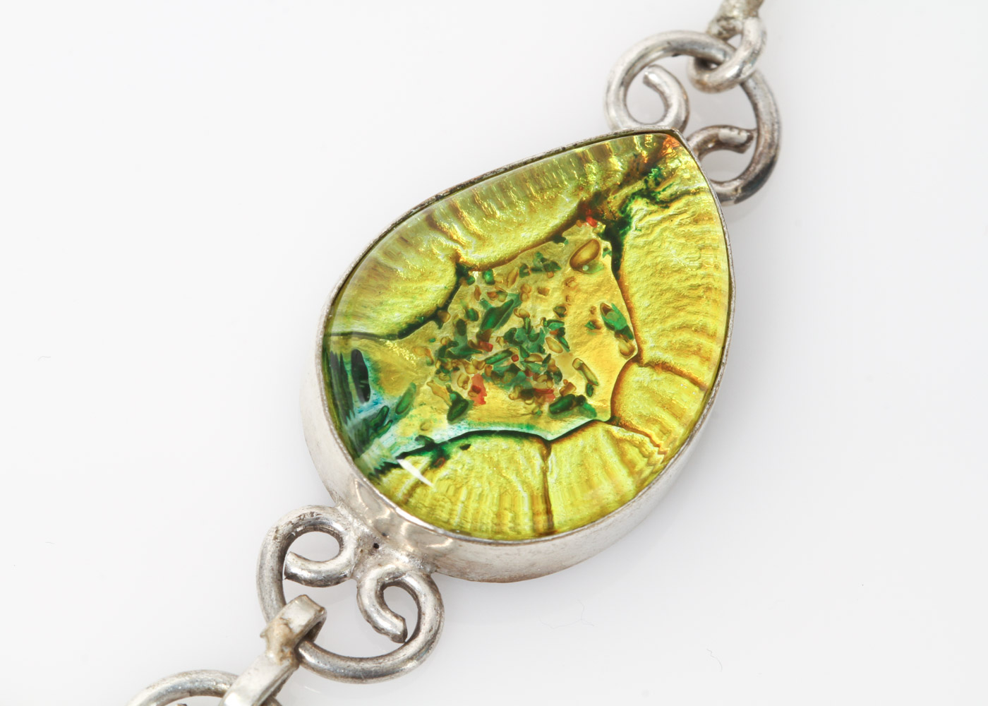 Sterling Silver and Art Glass Jewelry