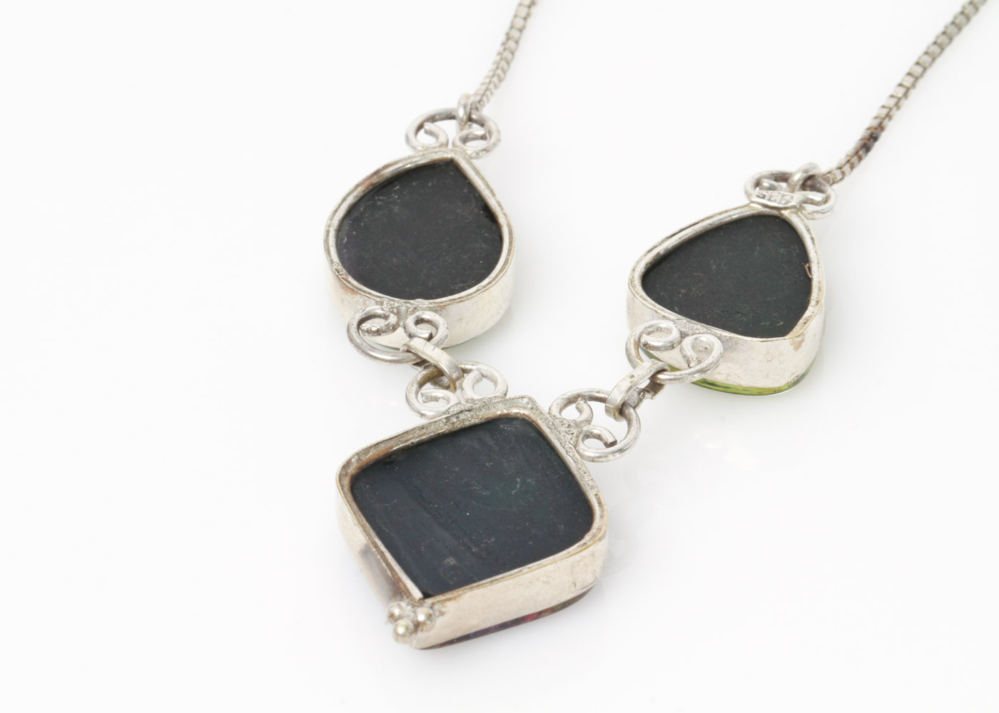 Sterling Silver and Art Glass Jewelry