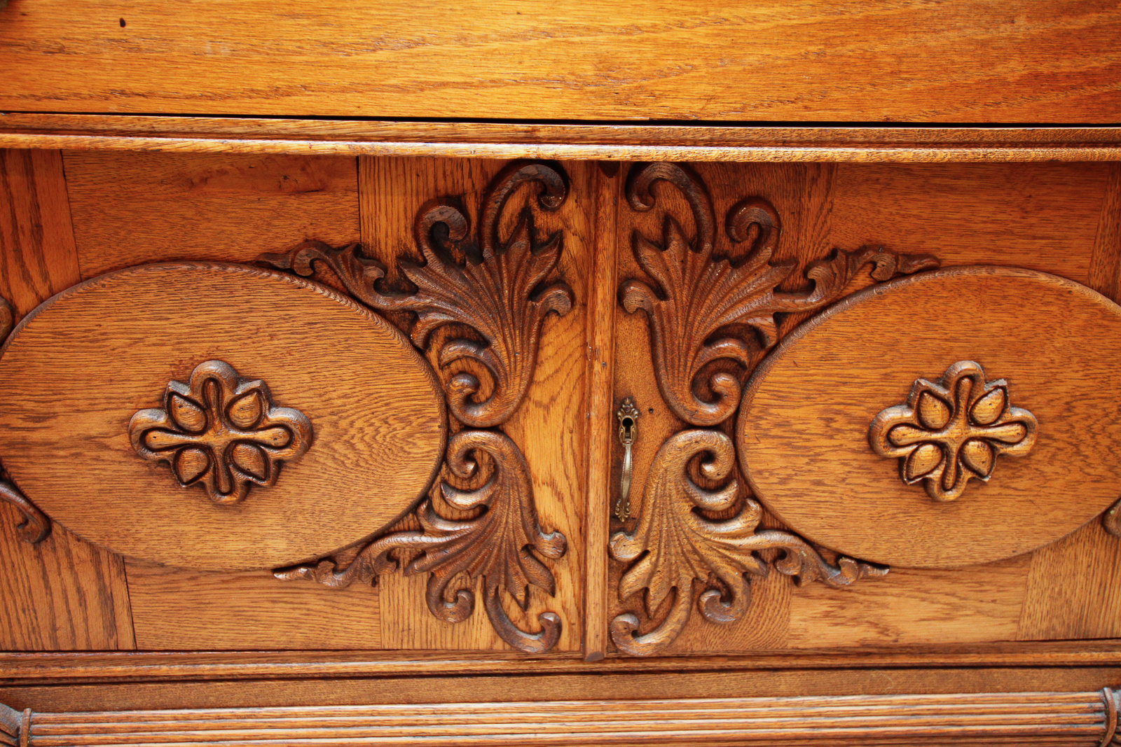 Antique Victorian Oak Sideboard