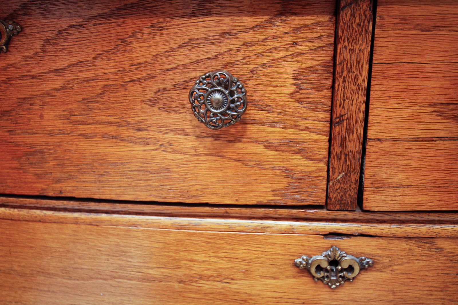 Antique Victorian Oak Sideboard