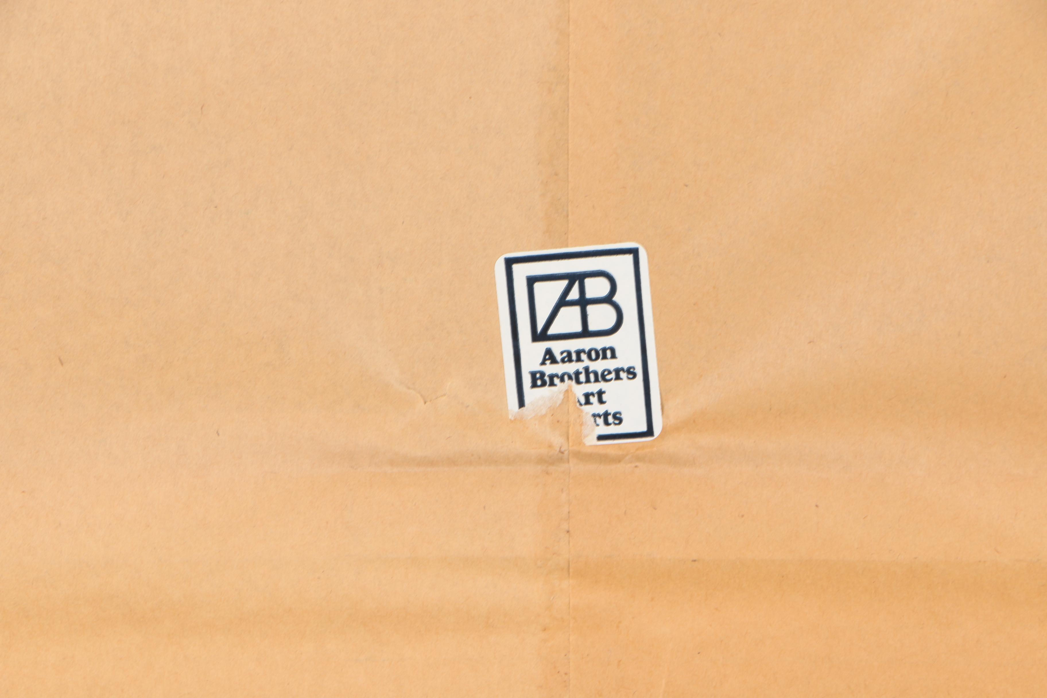 Harold Stephenson Abruzzi Mid-Century Oil Painting on Board of Two Female Figures