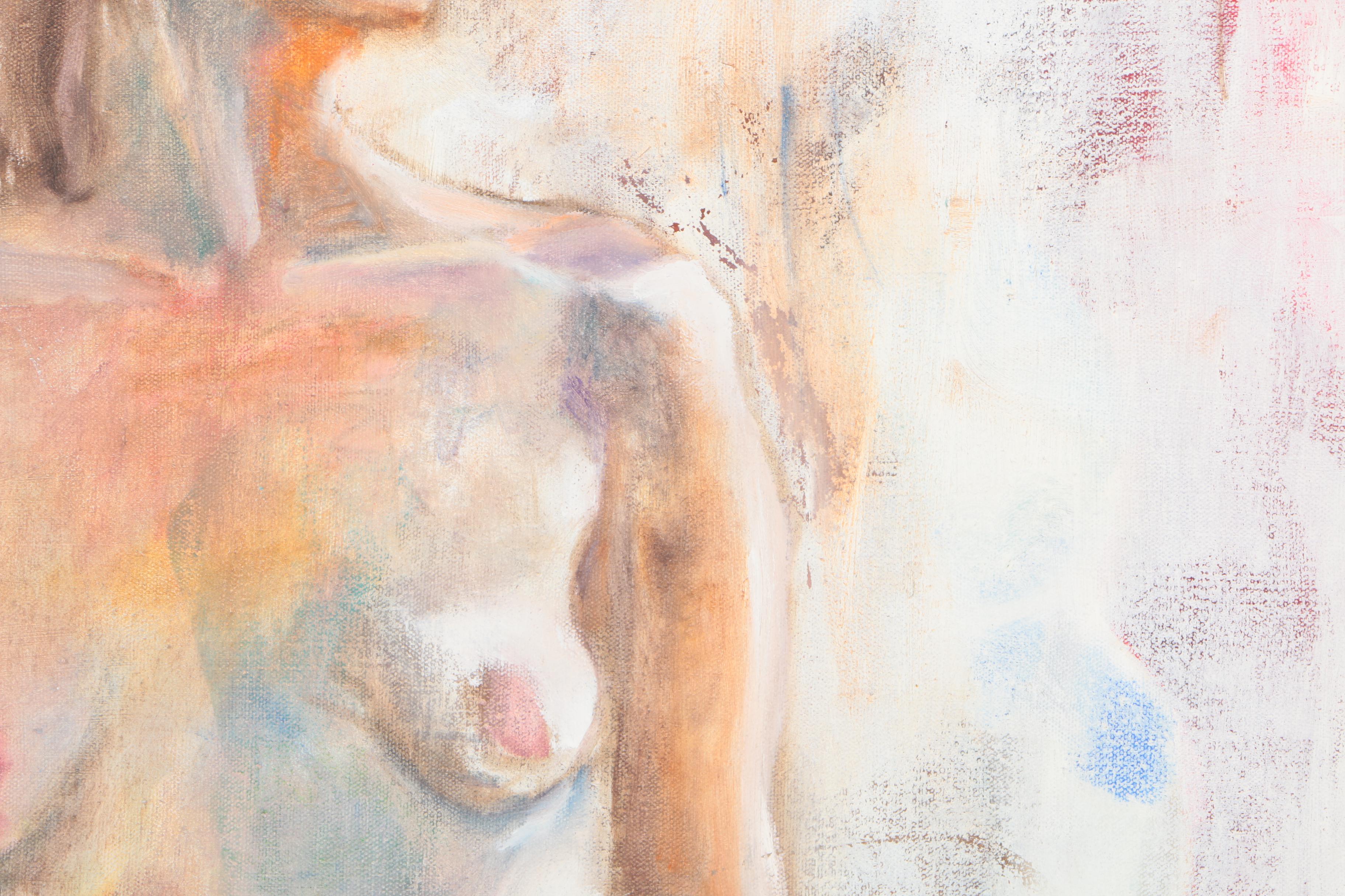 Laurel H. Paley Oil Painting on Canvas "Nude"
