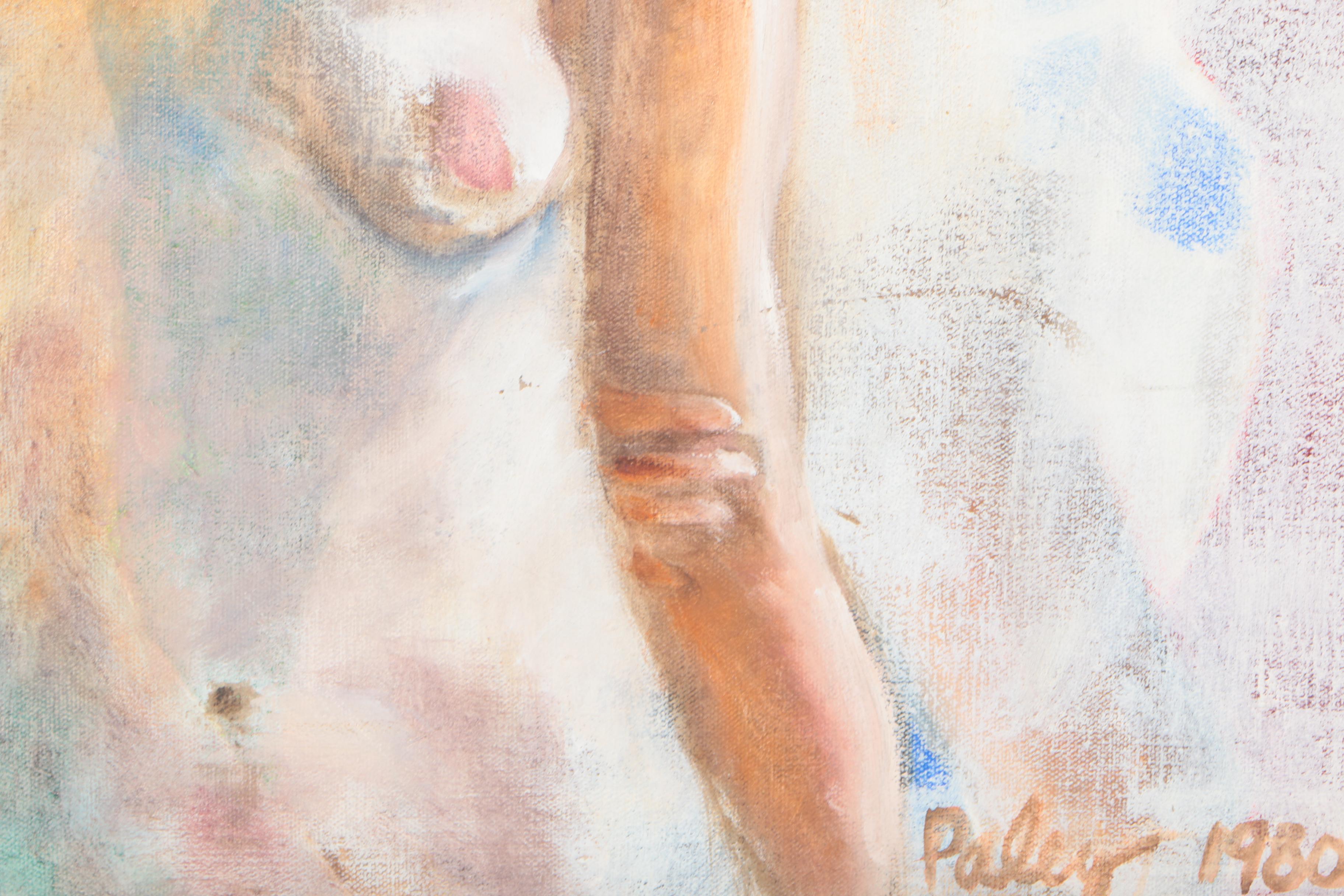 Laurel H. Paley Oil Painting on Canvas "Nude"