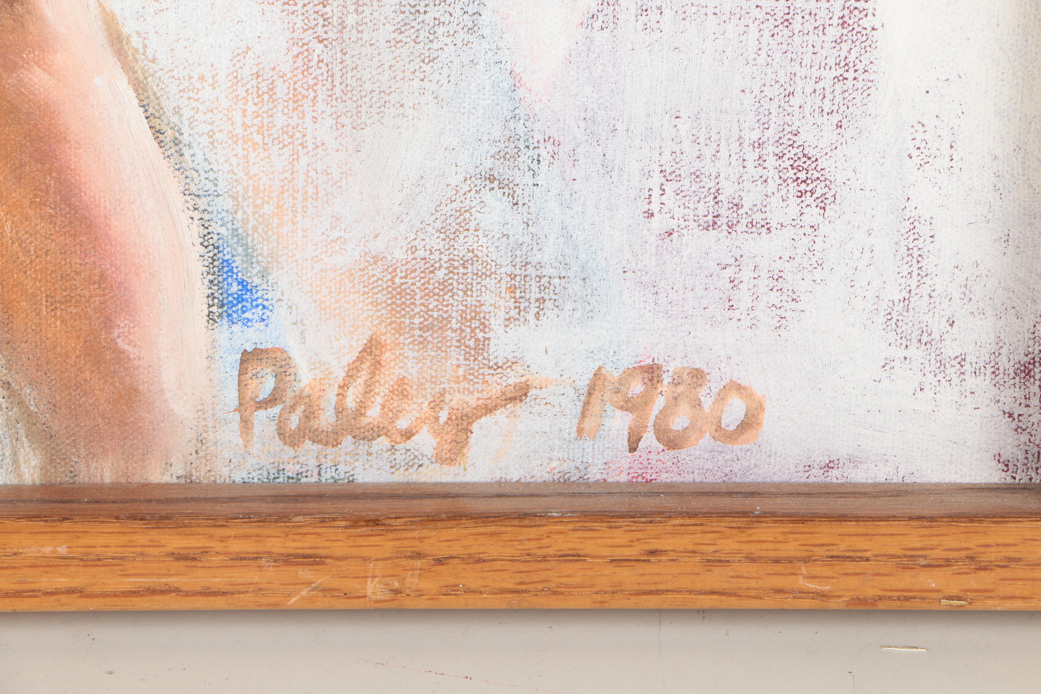 Laurel H. Paley Oil Painting on Canvas "Nude"