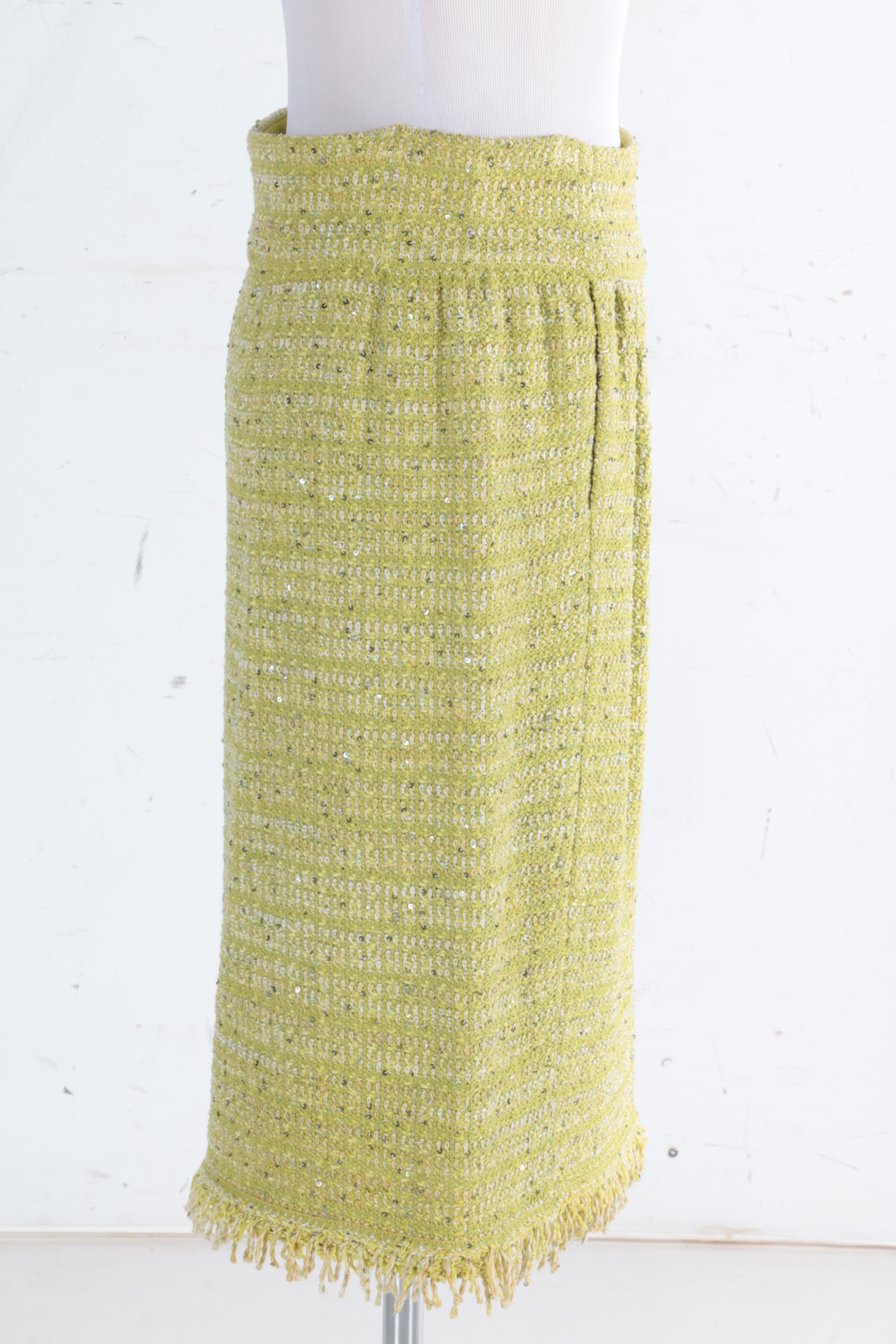 St. John Couture Tweed Skirt