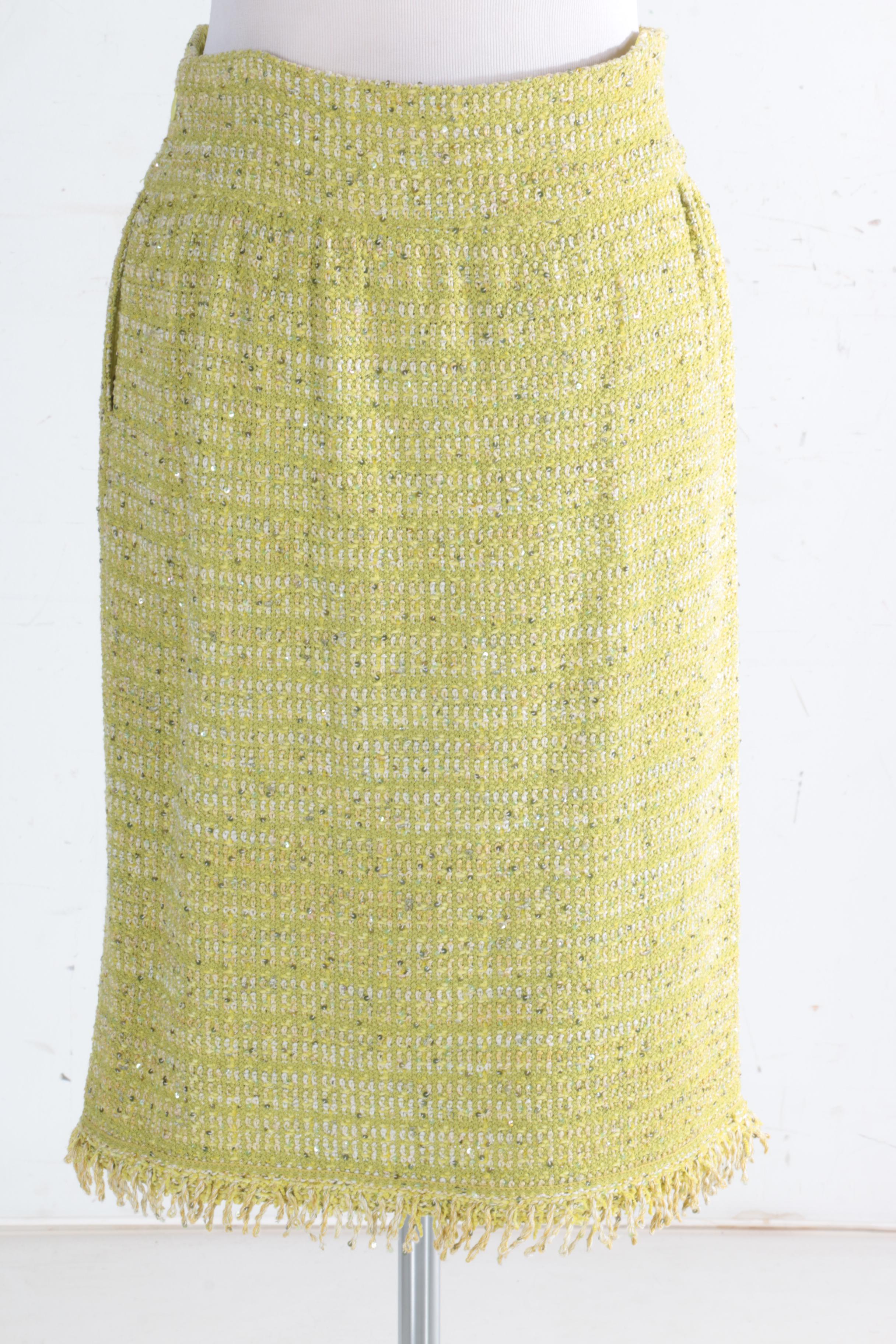 St. John Couture Tweed Skirt