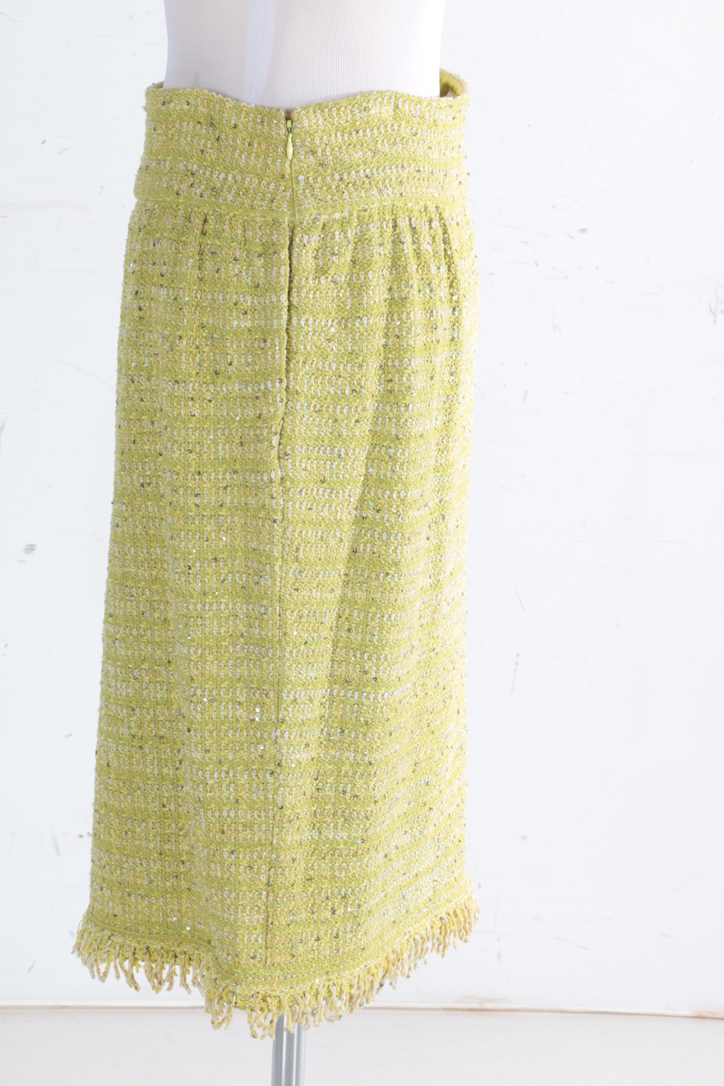 St. John Couture Tweed Skirt