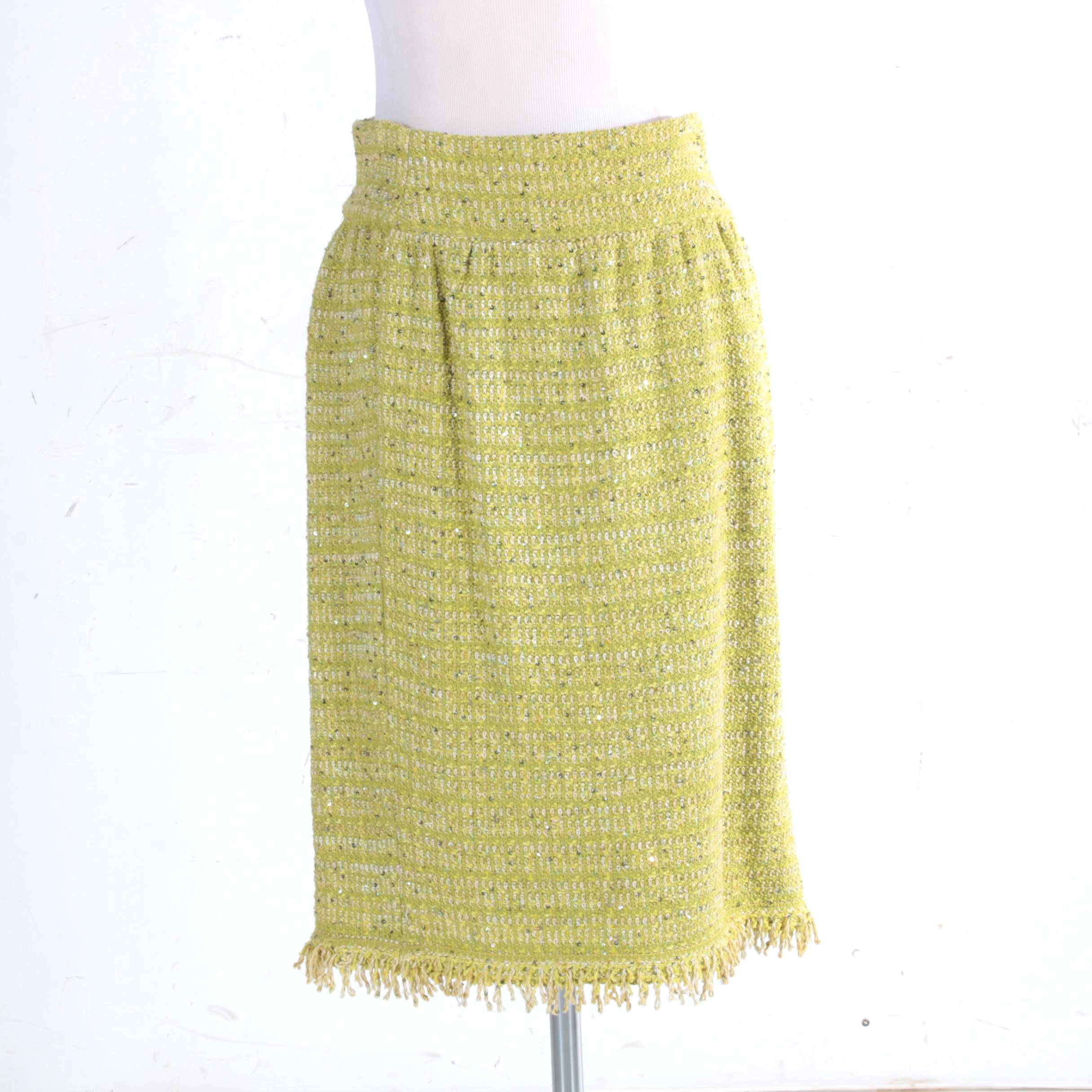 St. John Couture Tweed Skirt