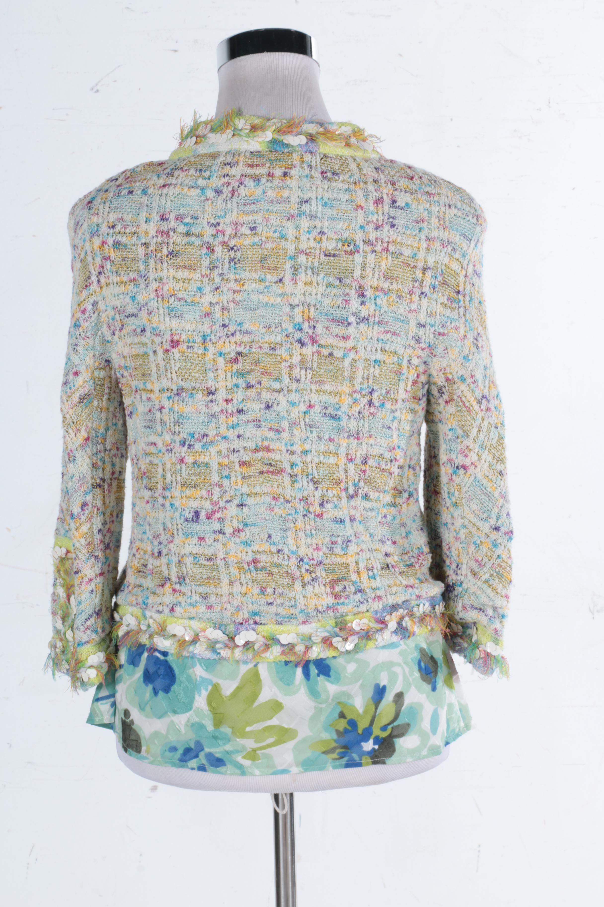 St. John Couture Top and Jacket