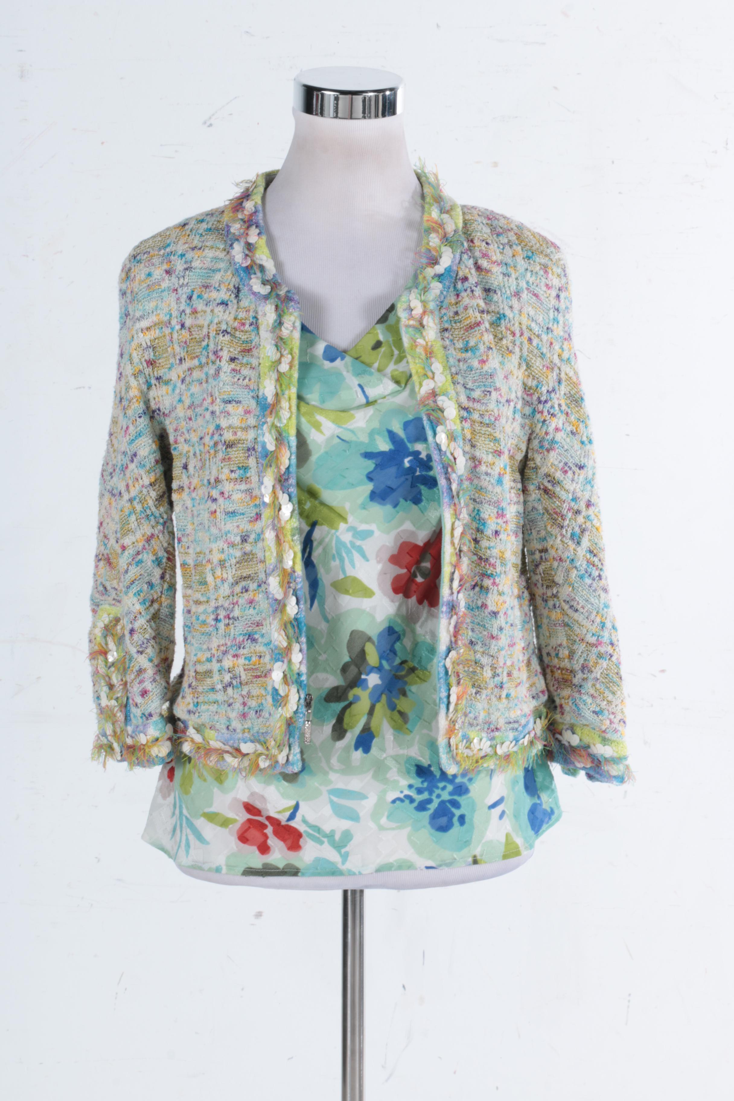 St. John Couture Top and Jacket