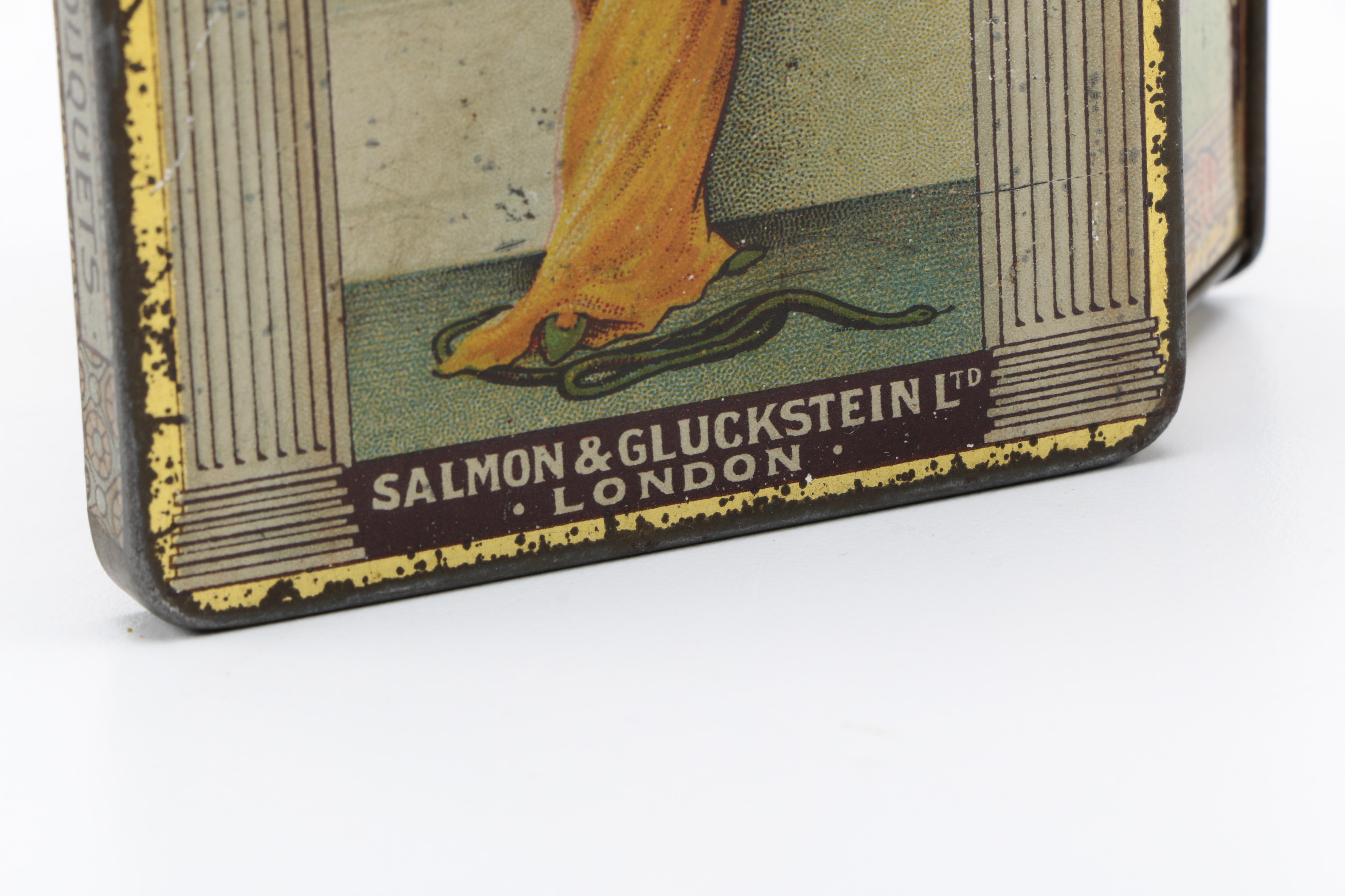 Salmon & Gluckstein `Snake Charmer Cigarettes` Cigarette Tin