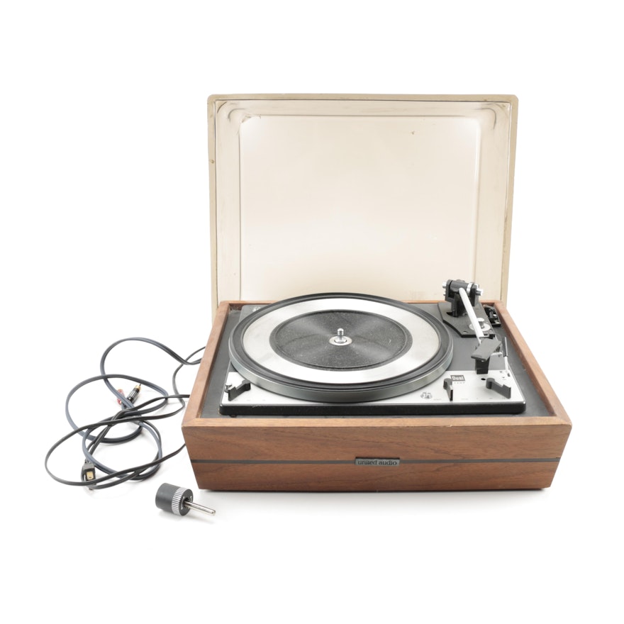 1970s United Audio 1209 Dual Turntable Record Player