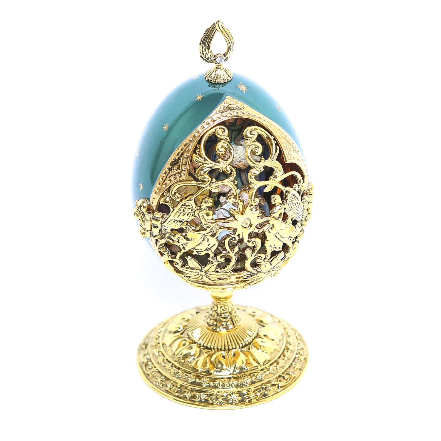 Franklin Mint House of Faberge "The Shepherd's Gift" Figurine