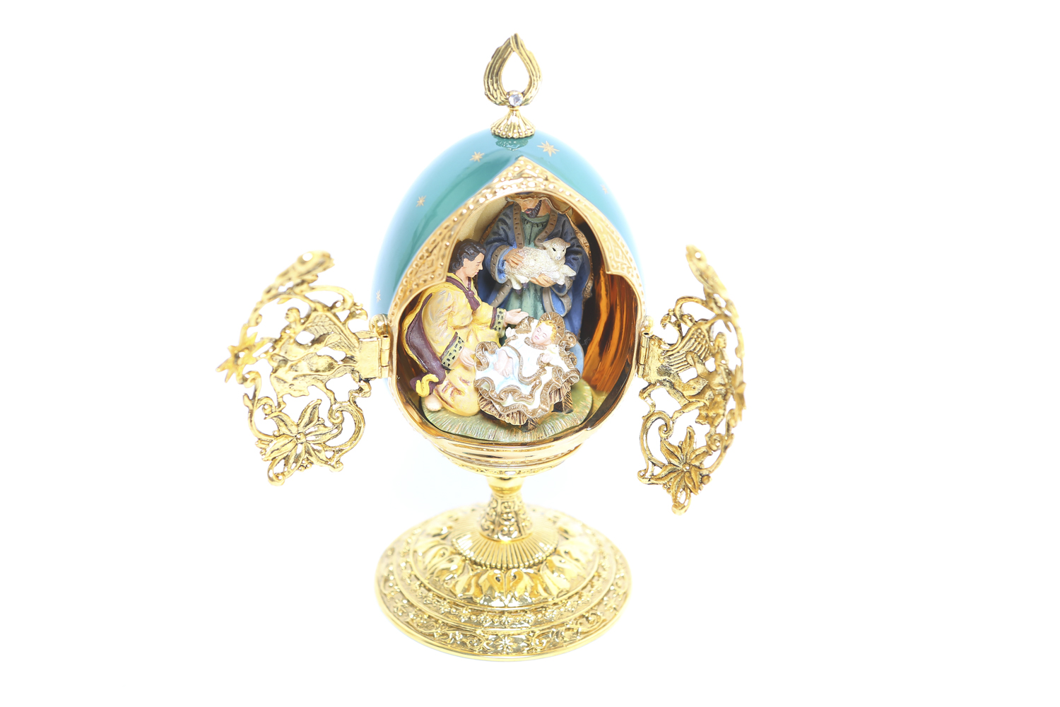 Franklin Mint House of Faberge "The Shepherd's Gift" Figurine