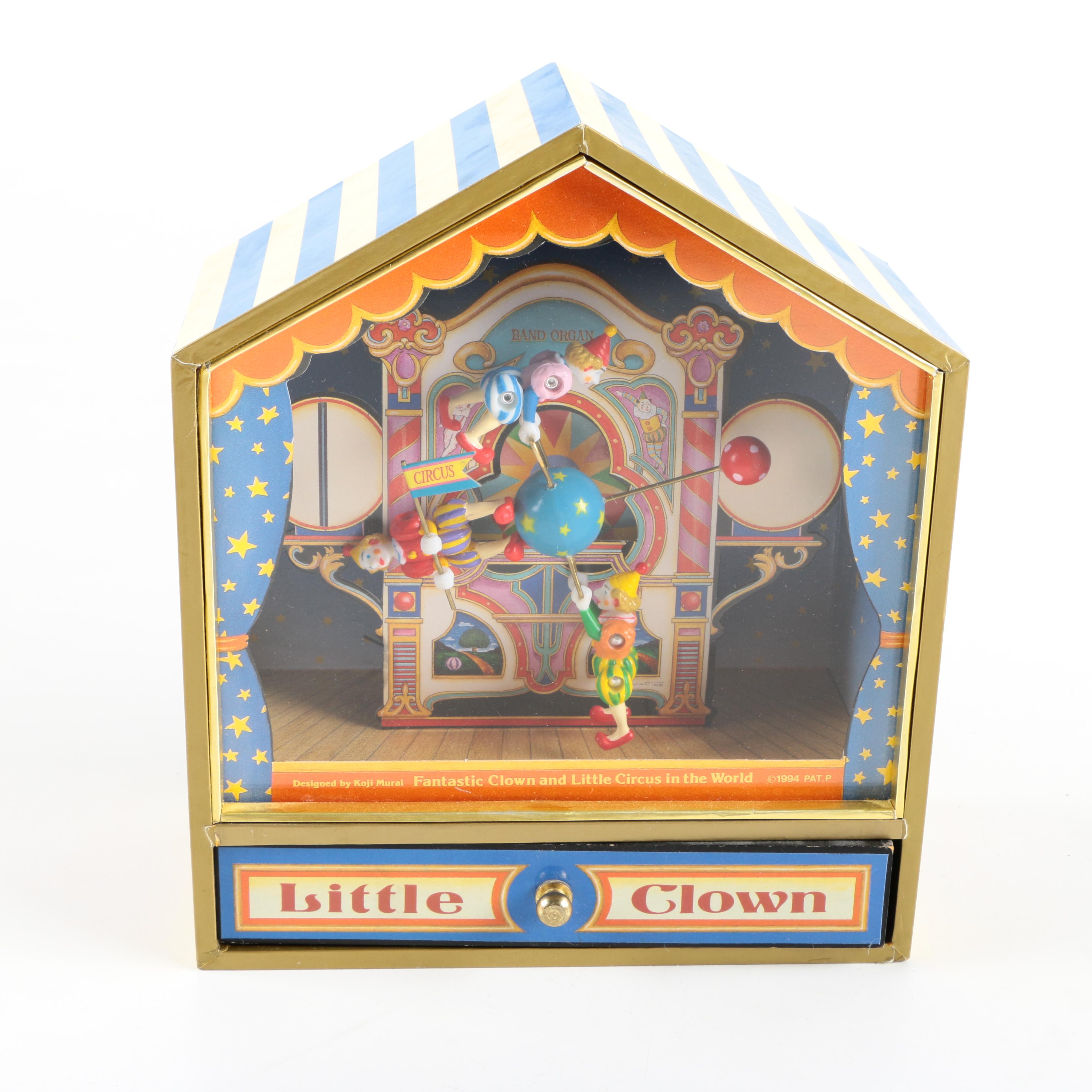 Clown Figural Jars and Music Boxes