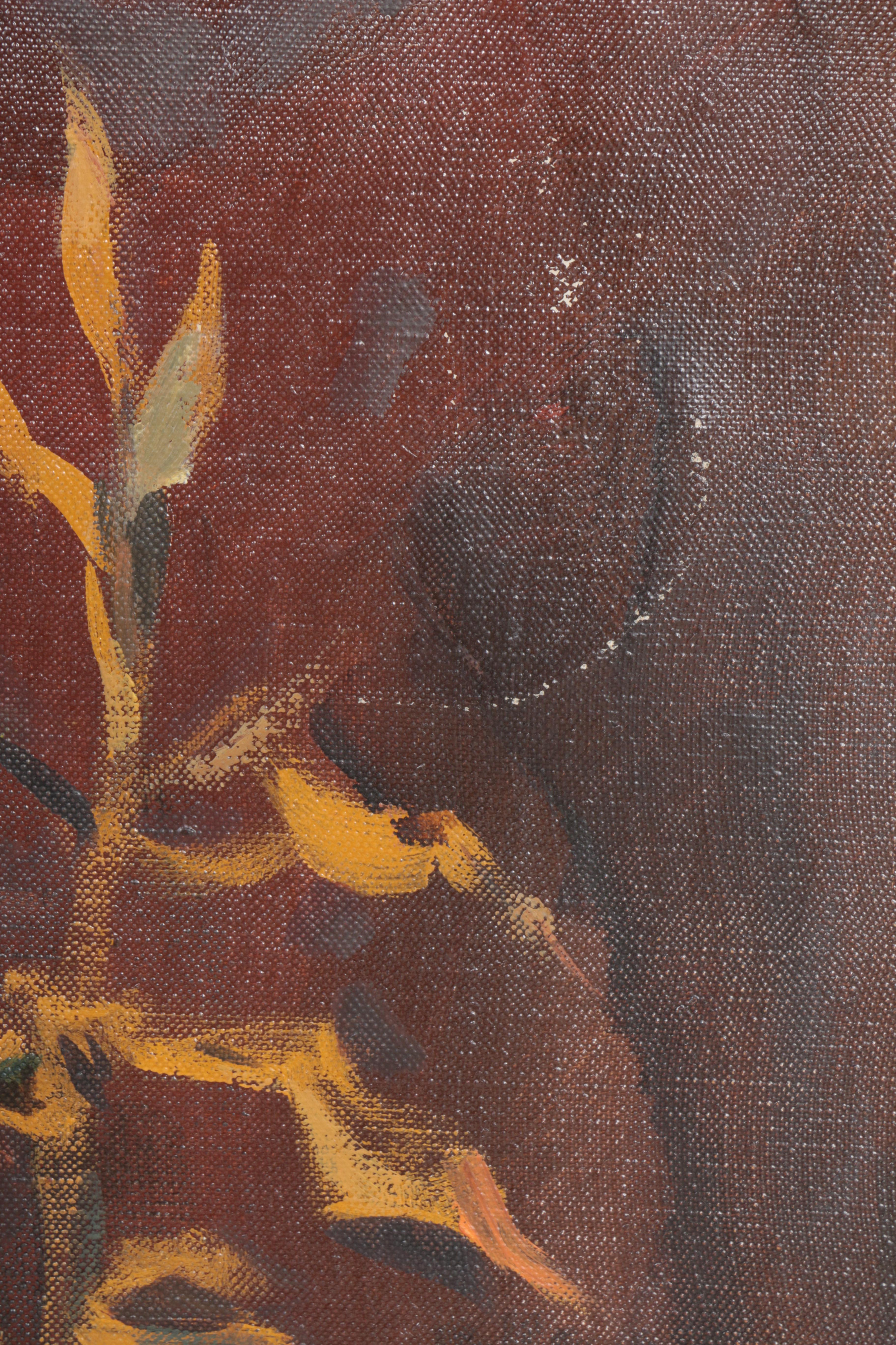 George Michaud Oil Painting on Canvas of Family