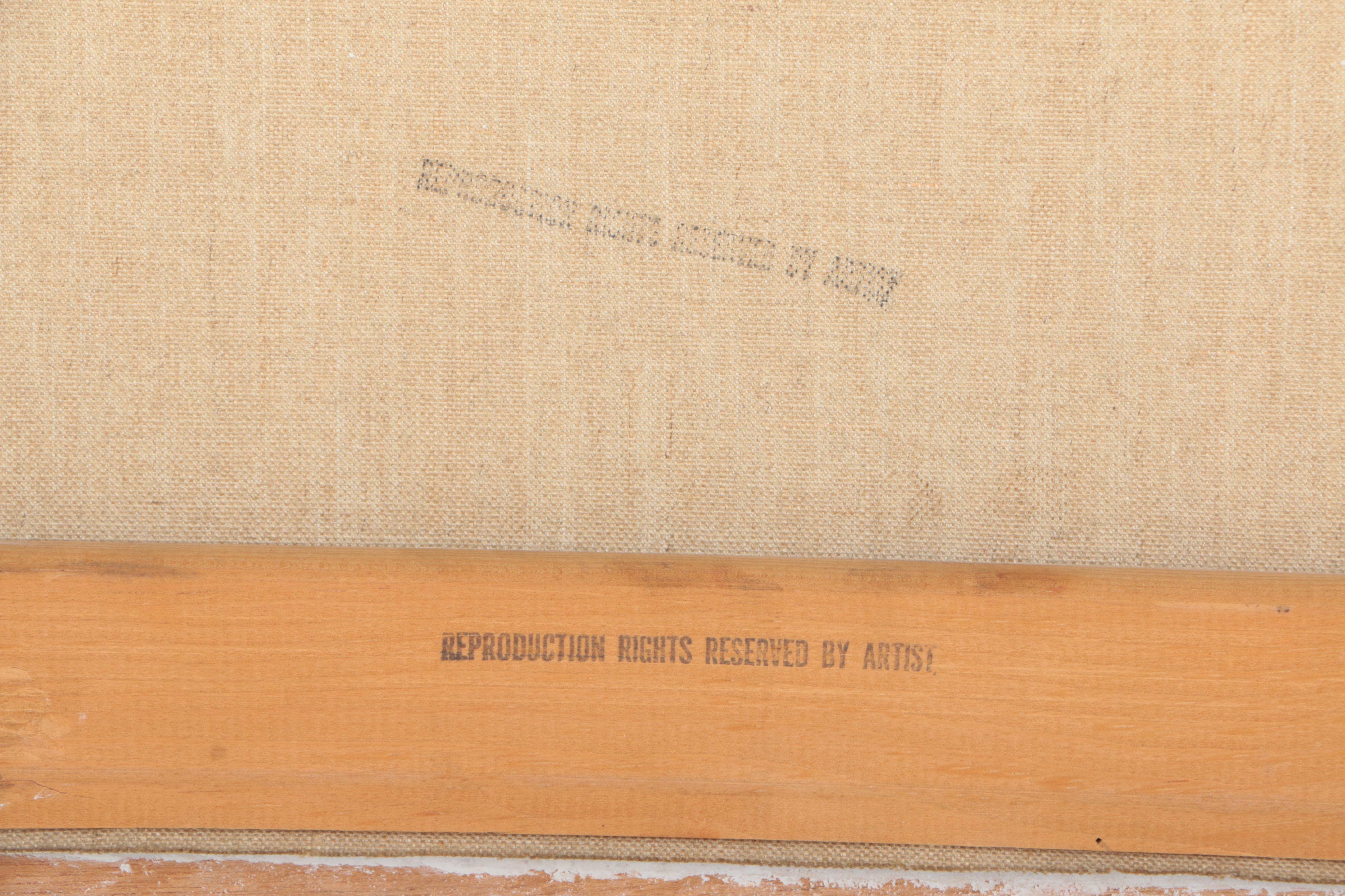 George Michaud Oil Painting on Canvas of Family