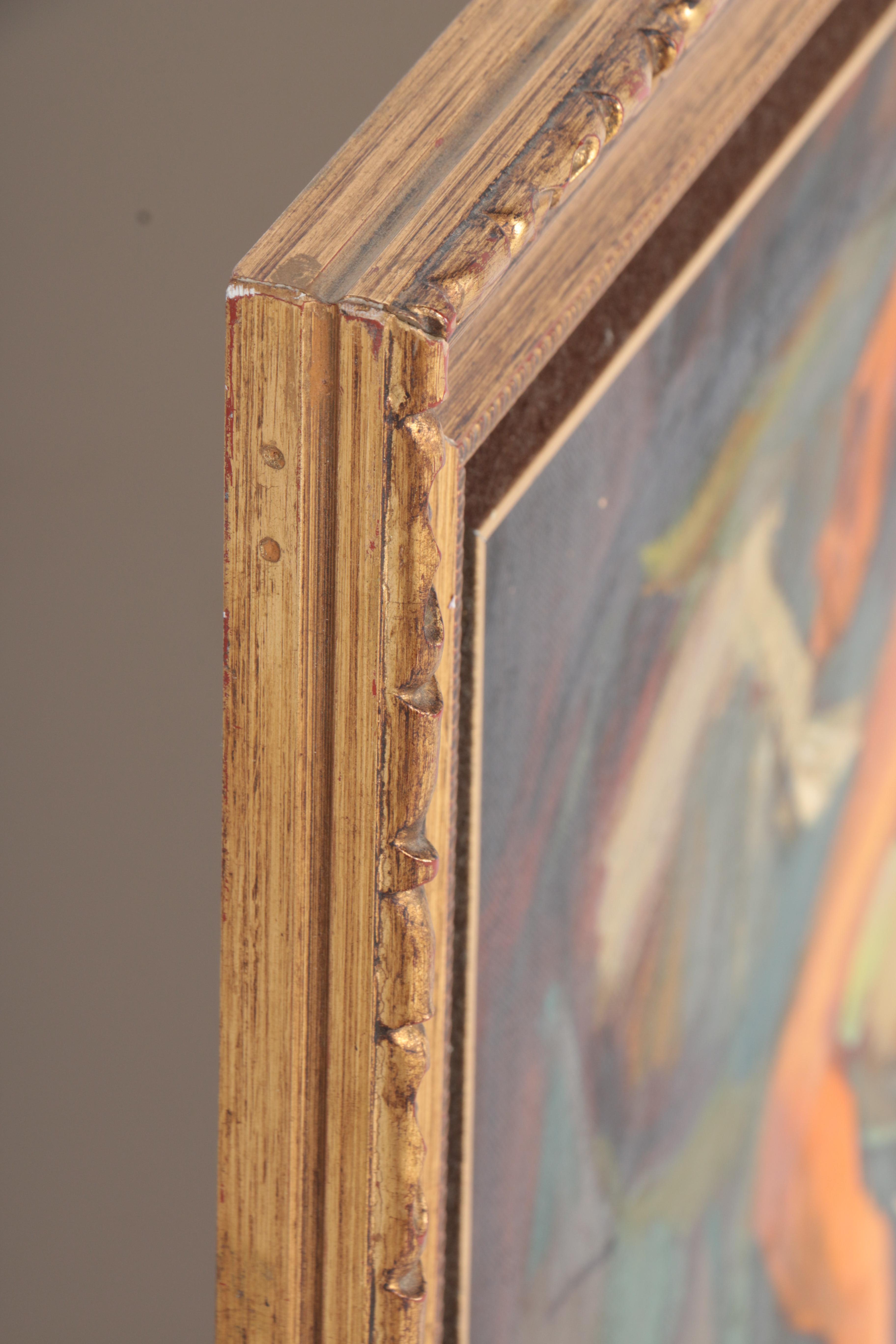 George Michaud Oil Painting on Canvas of Family