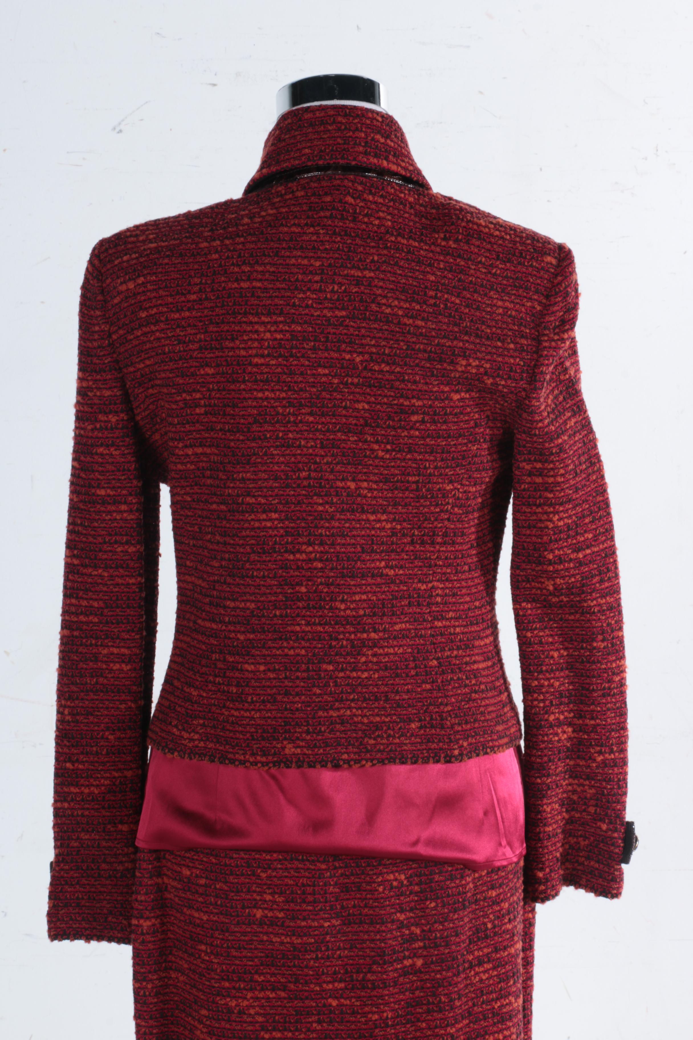 St. John Skirt Suit With Shell