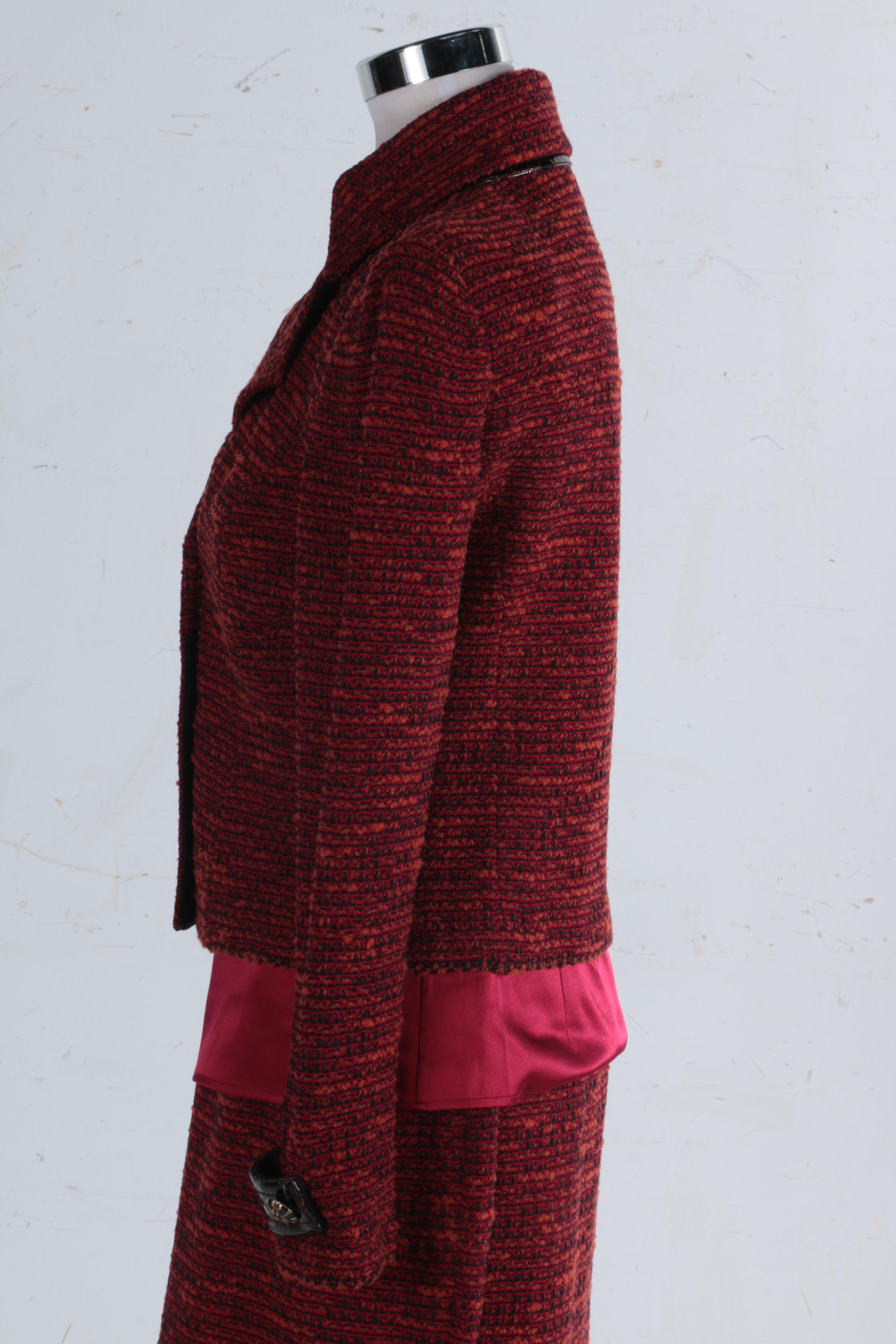 St. John Skirt Suit With Shell