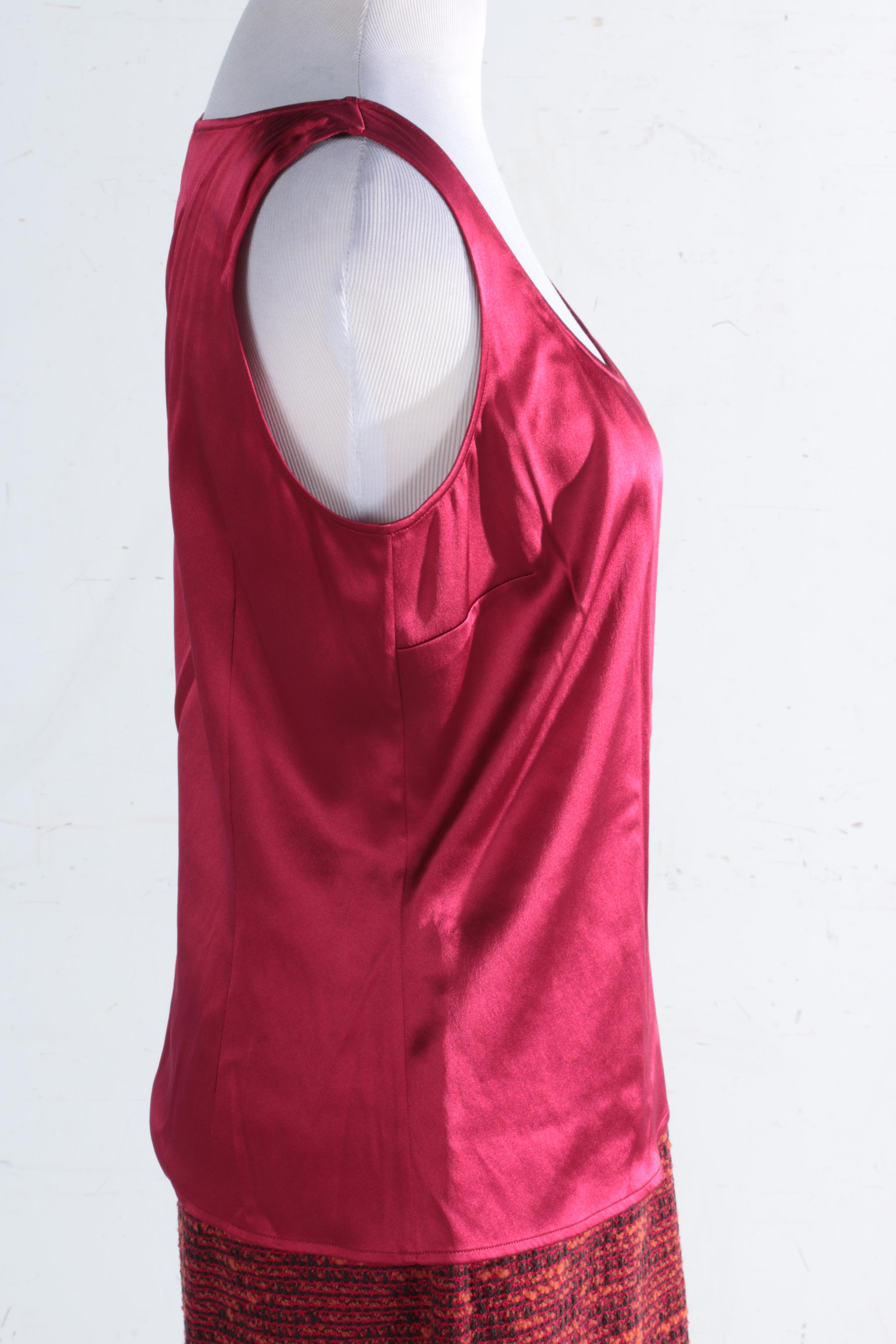 St. John Skirt Suit With Shell