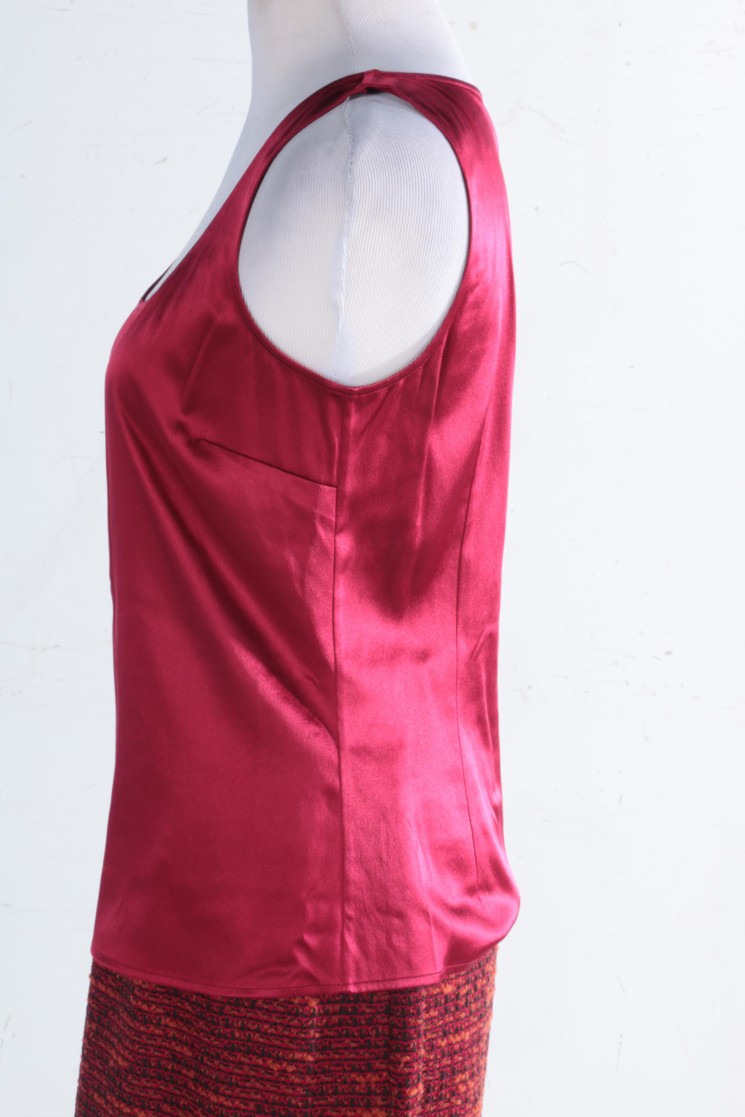 St. John Skirt Suit With Shell