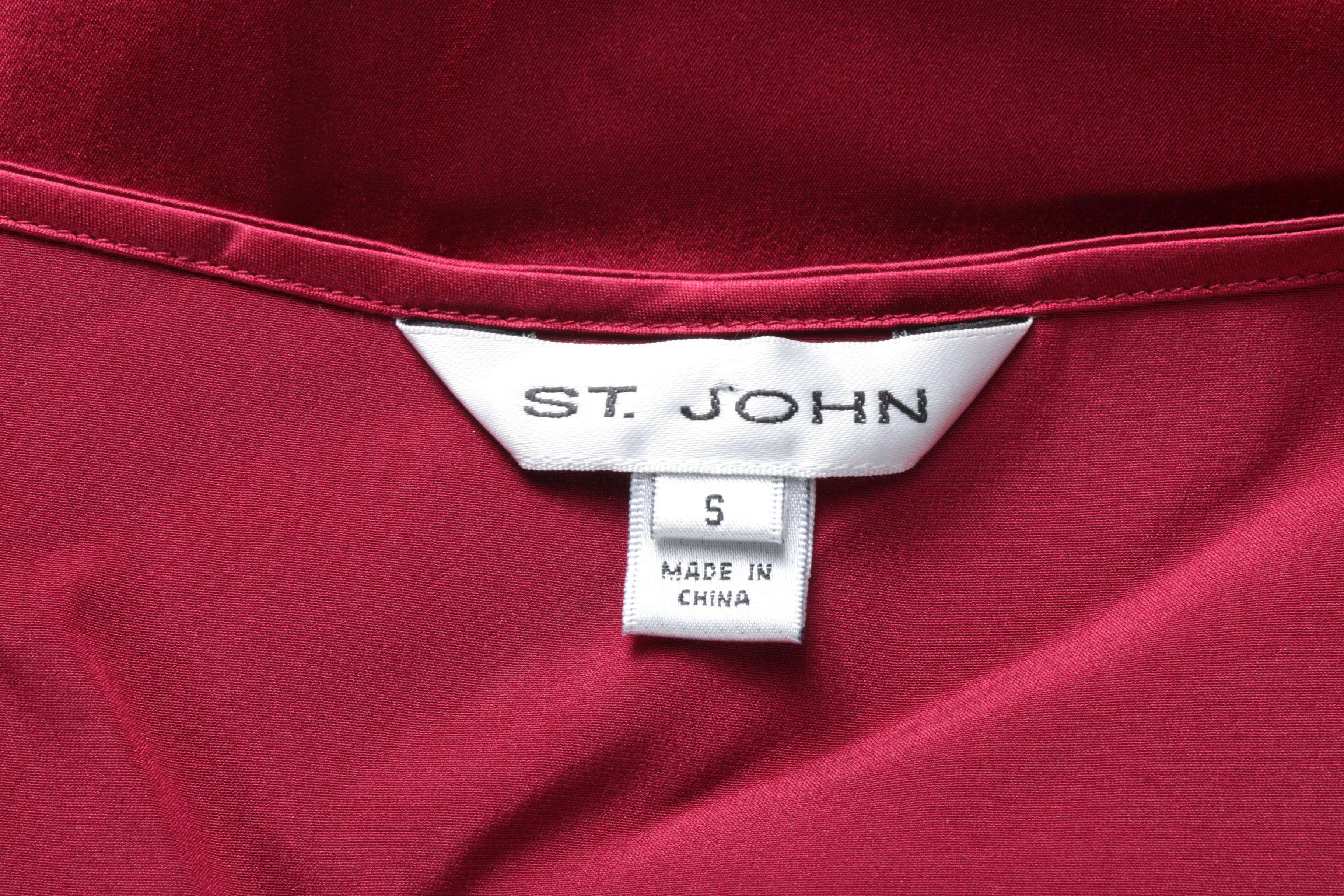 St. John Skirt Suit With Shell