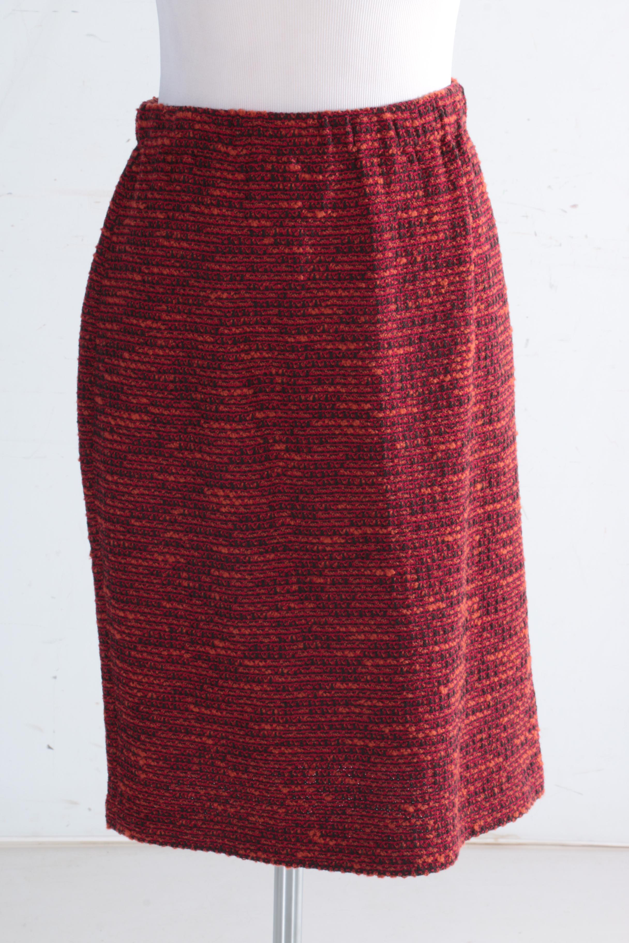 St. John Skirt Suit With Shell