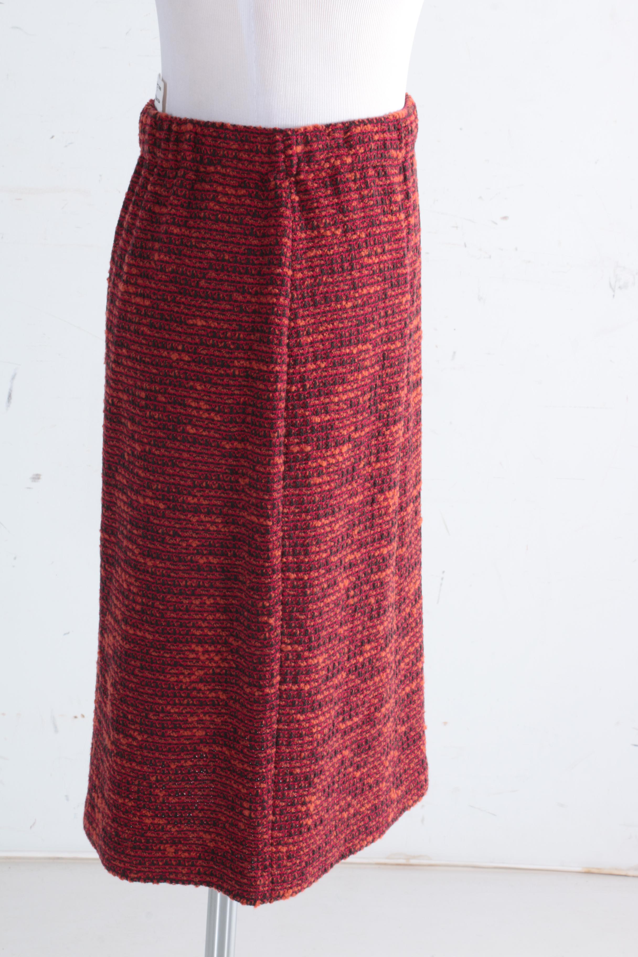 St. John Skirt Suit With Shell