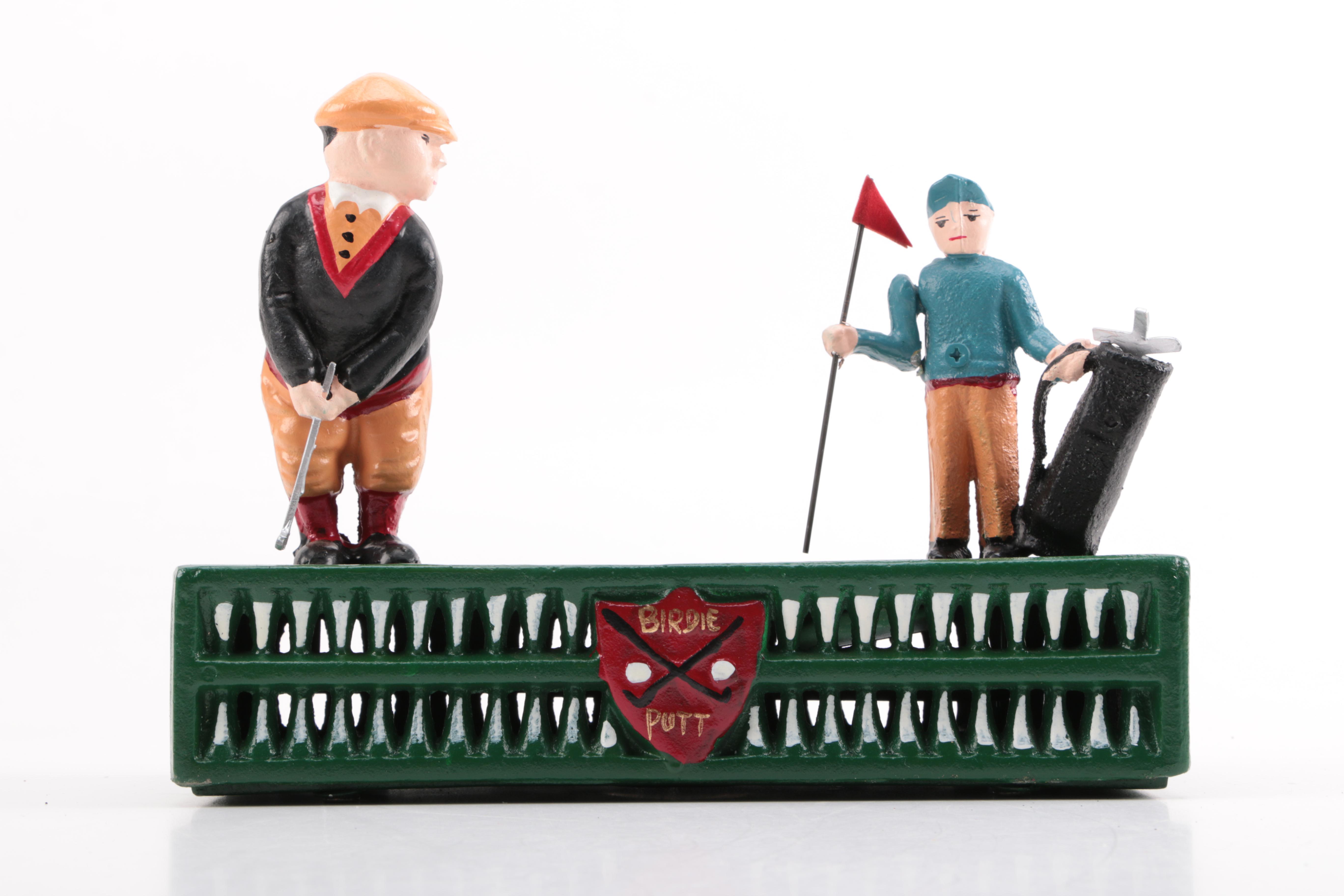 Heritage Mint "Birdie Putt" Cast Iron Bank