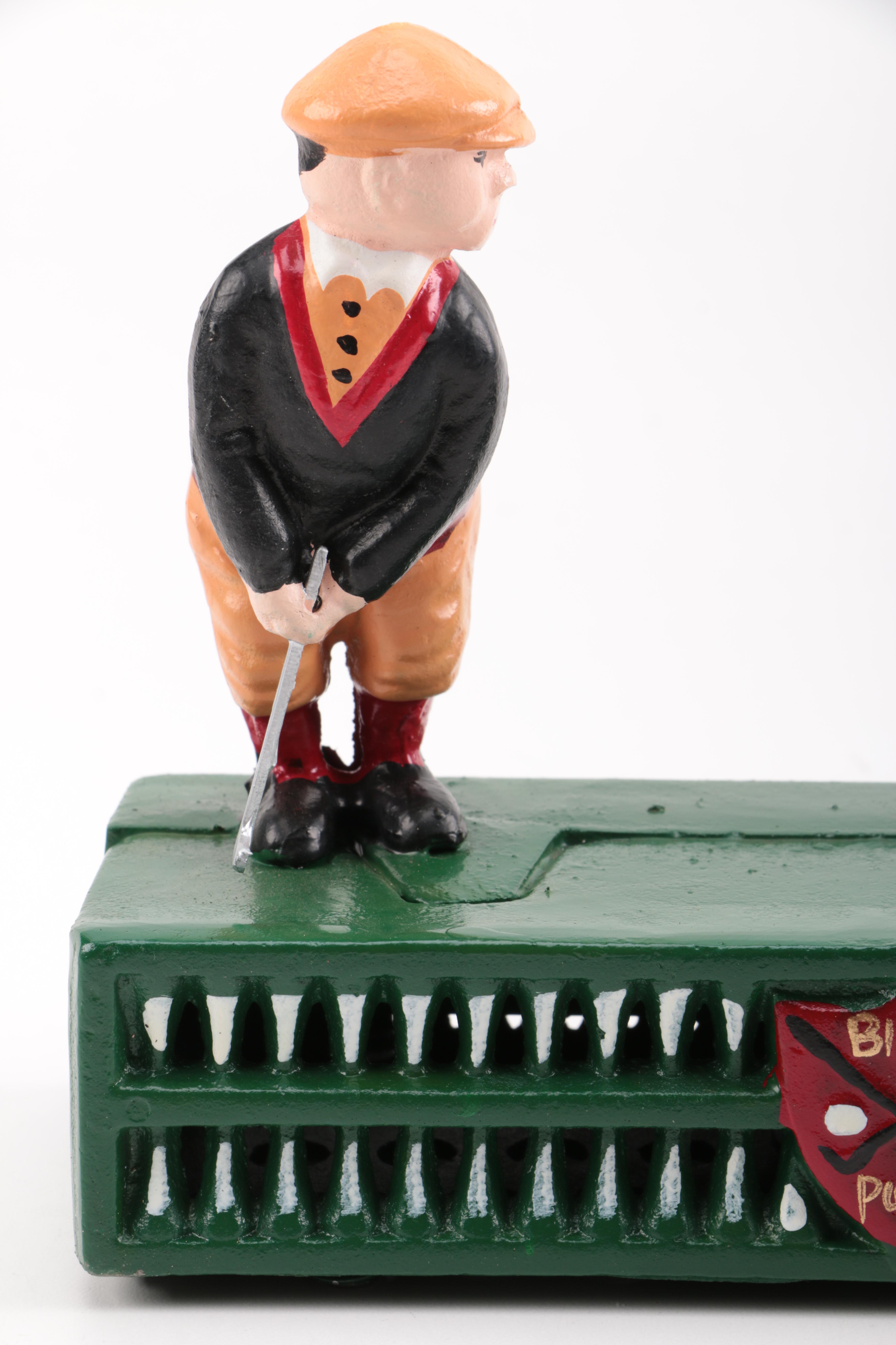 Heritage Mint "Birdie Putt" Cast Iron Bank