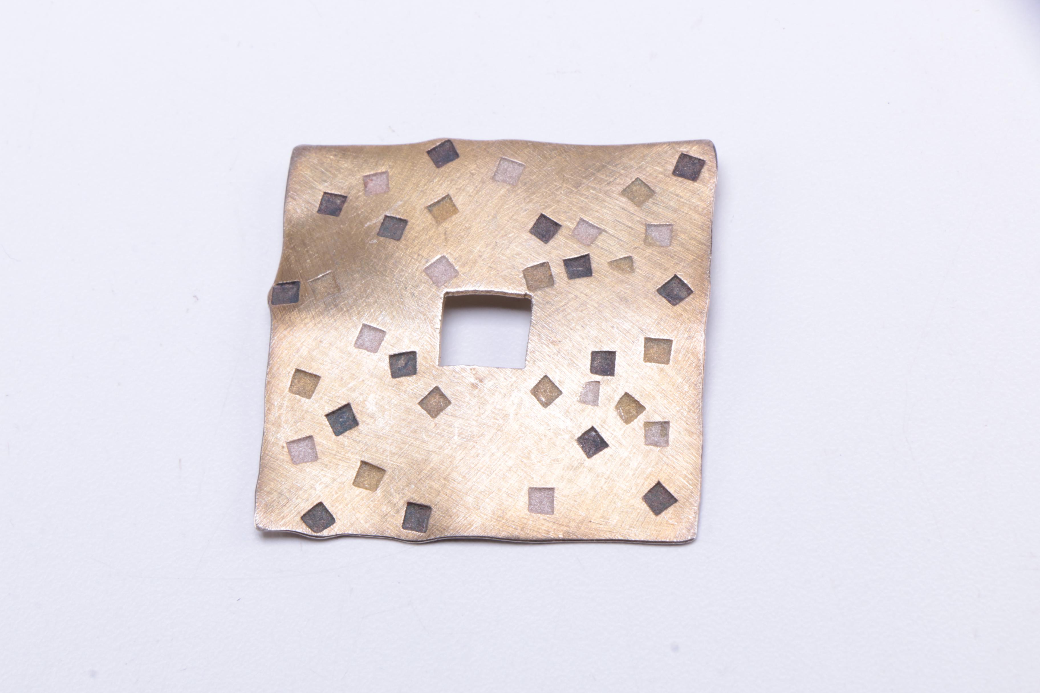 Jan Suchodolski Modernist Brooch and Assorted Sterling Jewelry