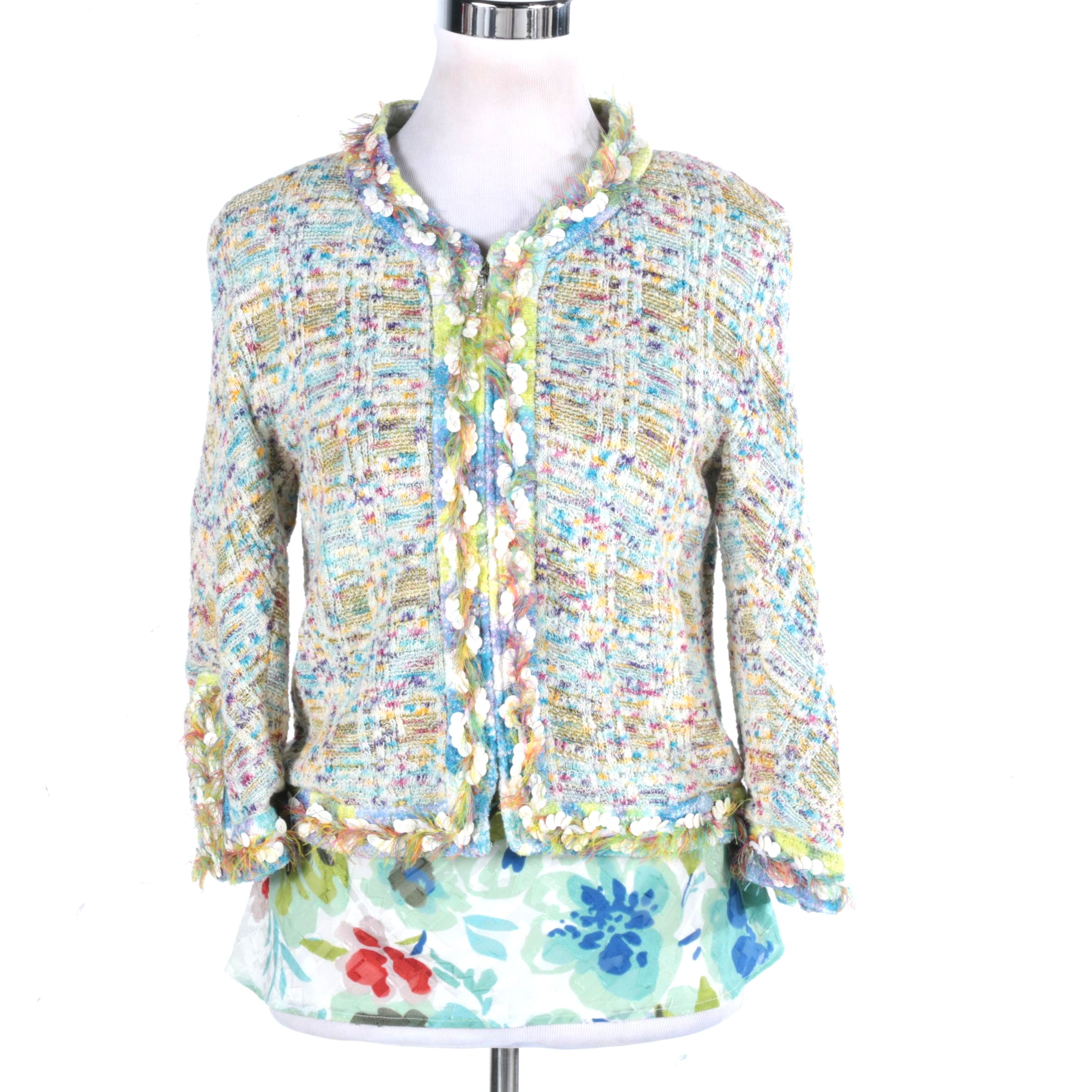 St. John Couture Top and Jacket